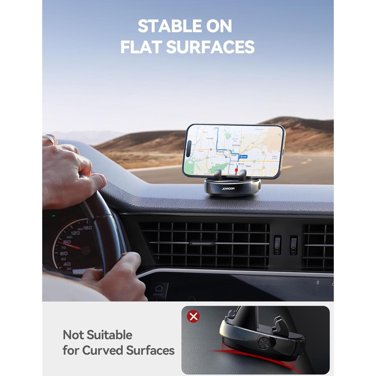 Soporte para Teléfono de Coche JOYROOM Ajustable 360° Antideslizante