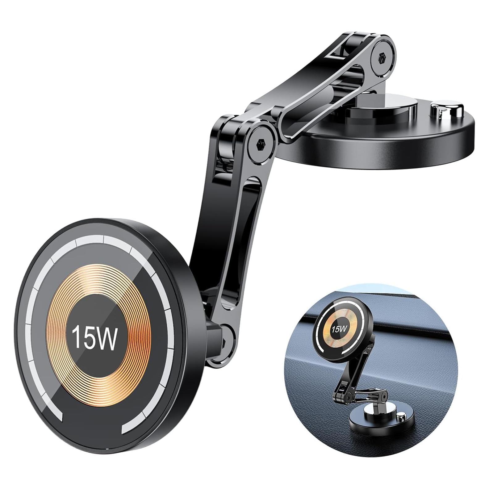 Cargador Inalámbrico para Auto Magnético 15W Magnpter