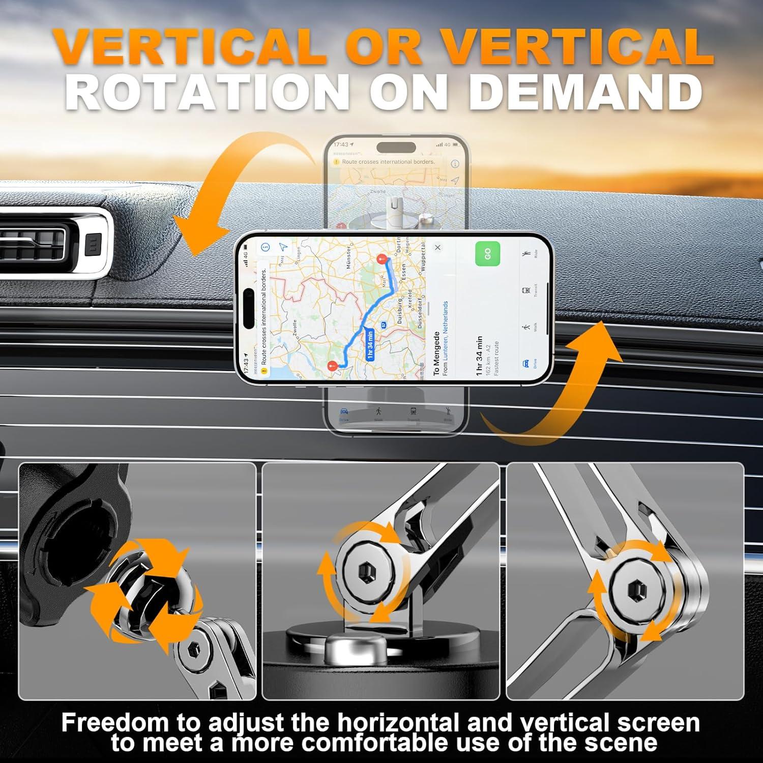 Cargador Inalámbrico para Auto Magnético 15W Magnpter