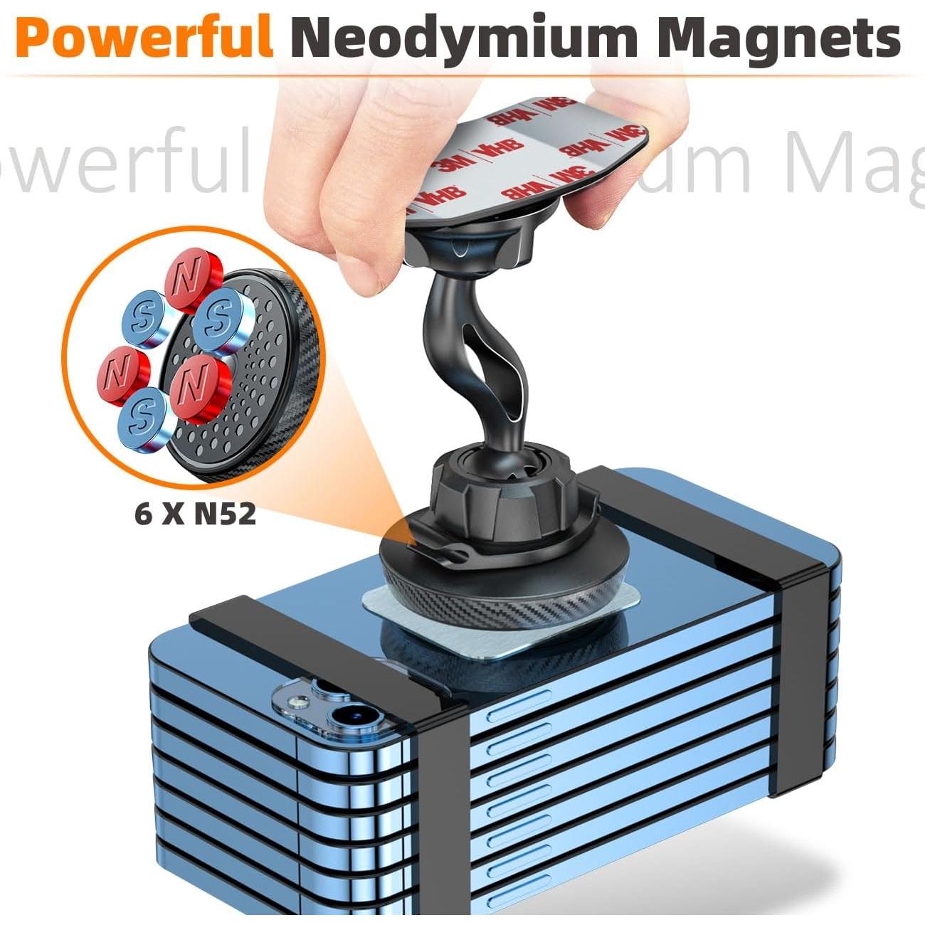 Soporte Magnético para Teléfono eSamcore para Coche - Ajustable 360°