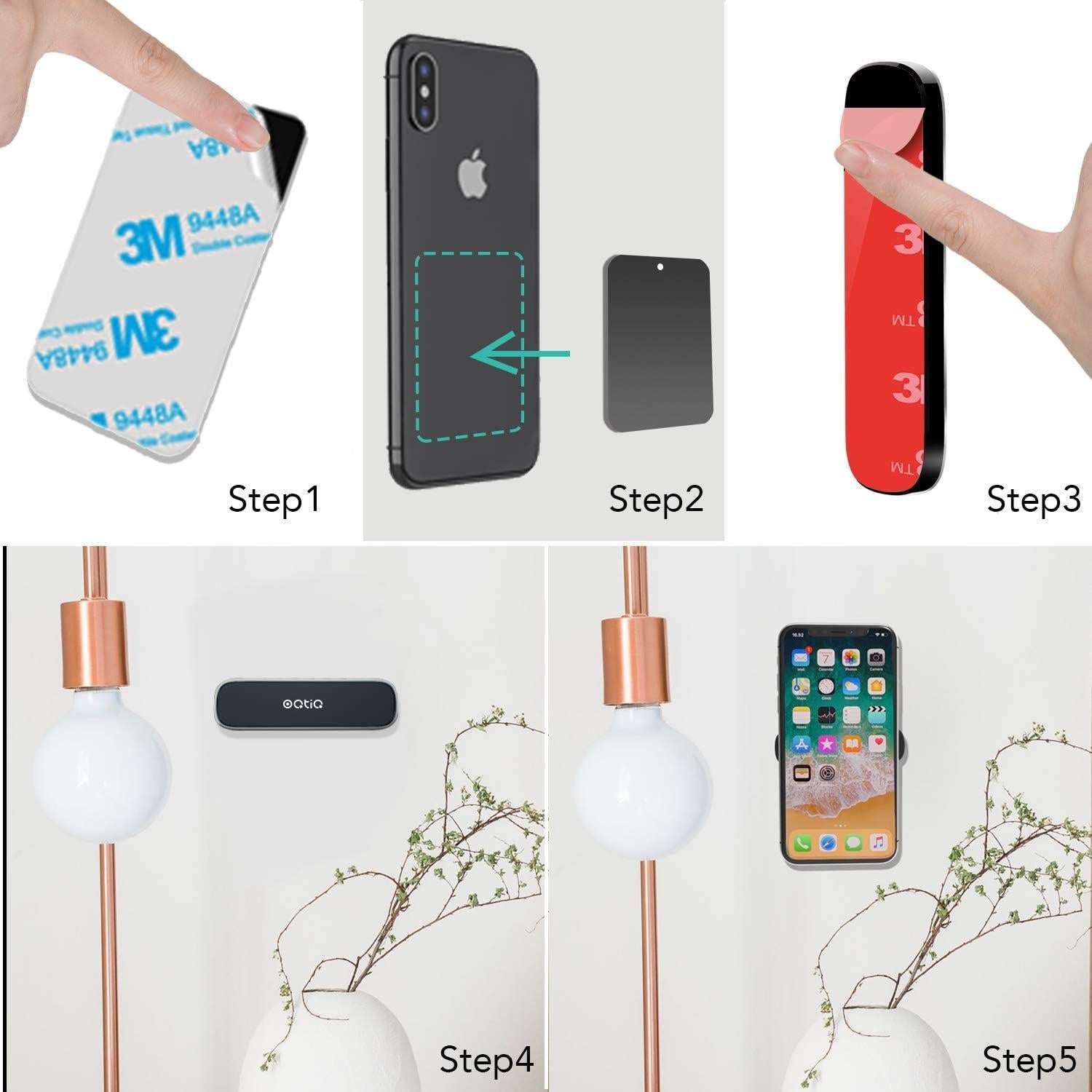 Soporte Magnético para Teléfono en Auto OQTIQ - Negro