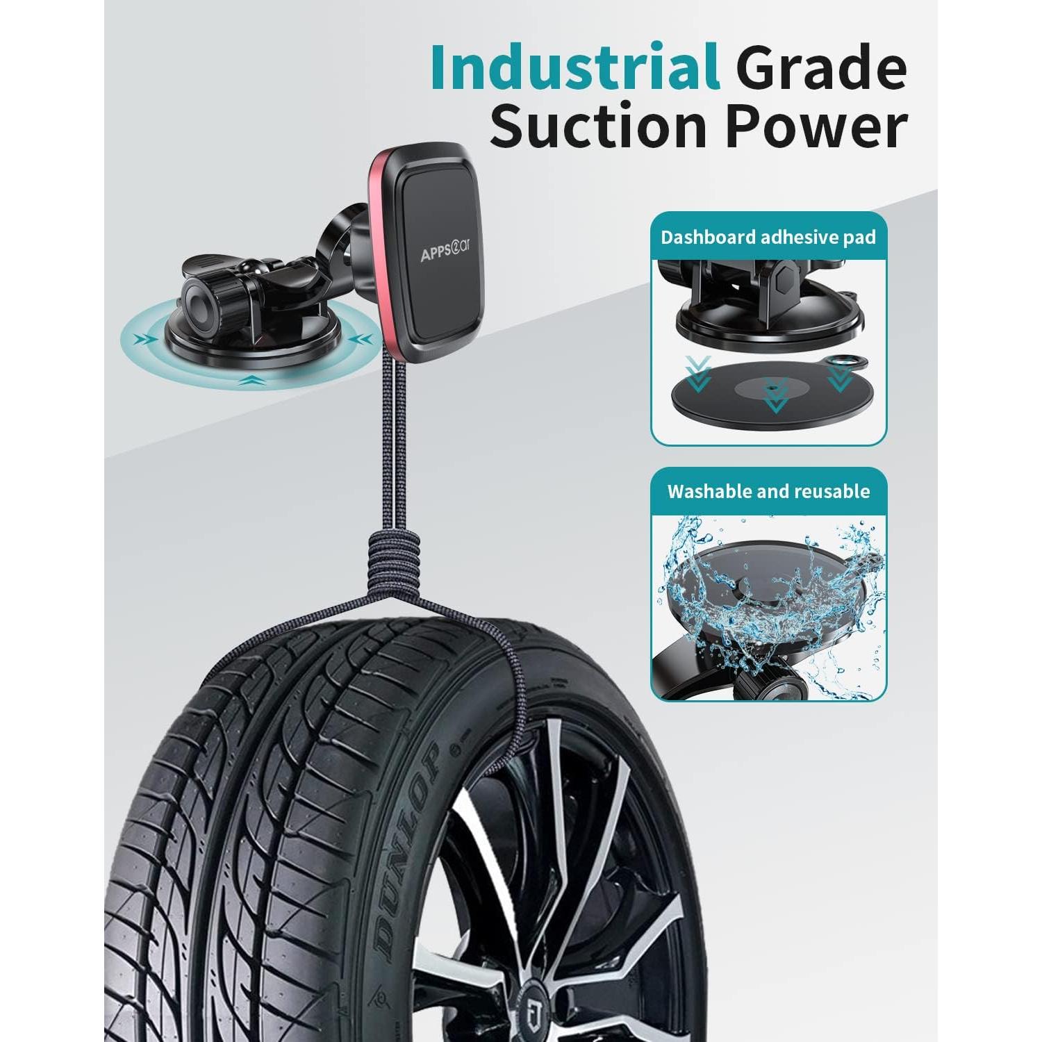 Soporte Magnético para Teléfono de Coche Gendle M07 con Brazo Ajustable