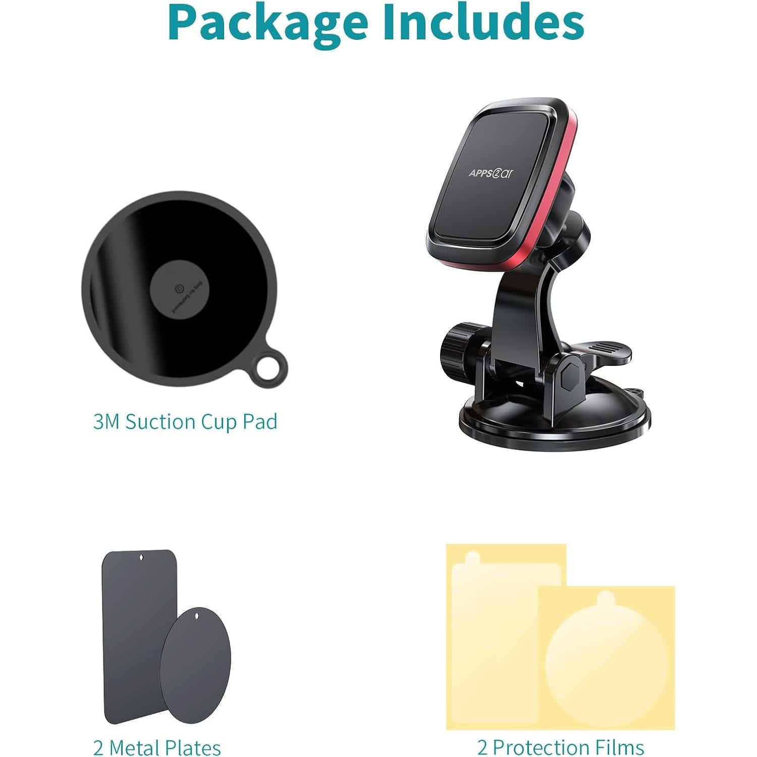 Soporte Magnético para Teléfono de Coche Gendle M07 con Brazo Ajustable