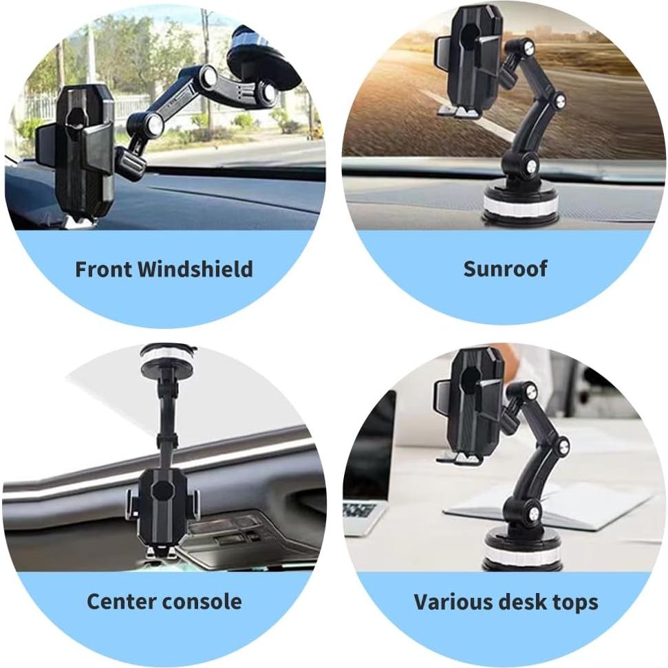 Soporte para Teléfono de Coche Fancial con Ventosa Universal