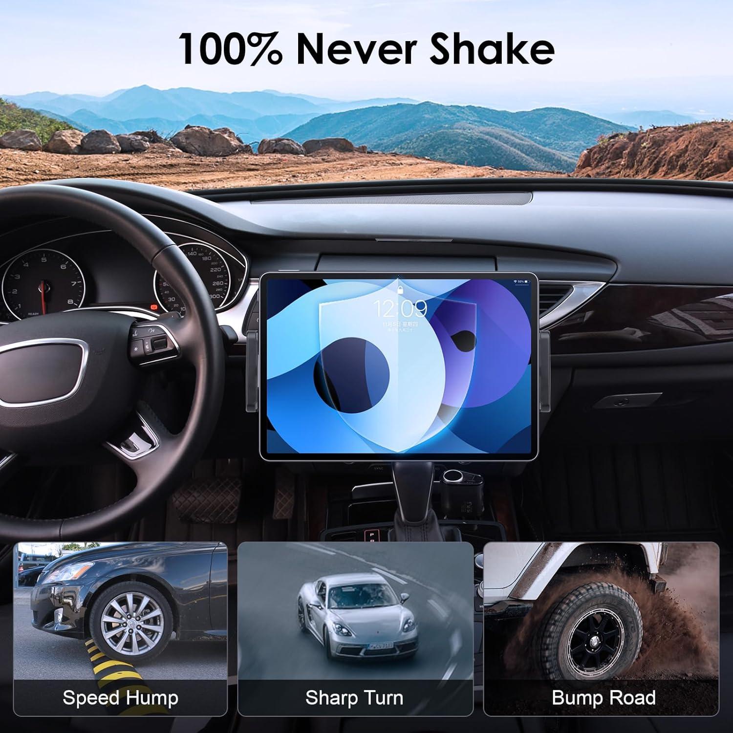 Soporte para Tablet y Teléfono EEEKit CD 2 en 1 Negro 10-38cm