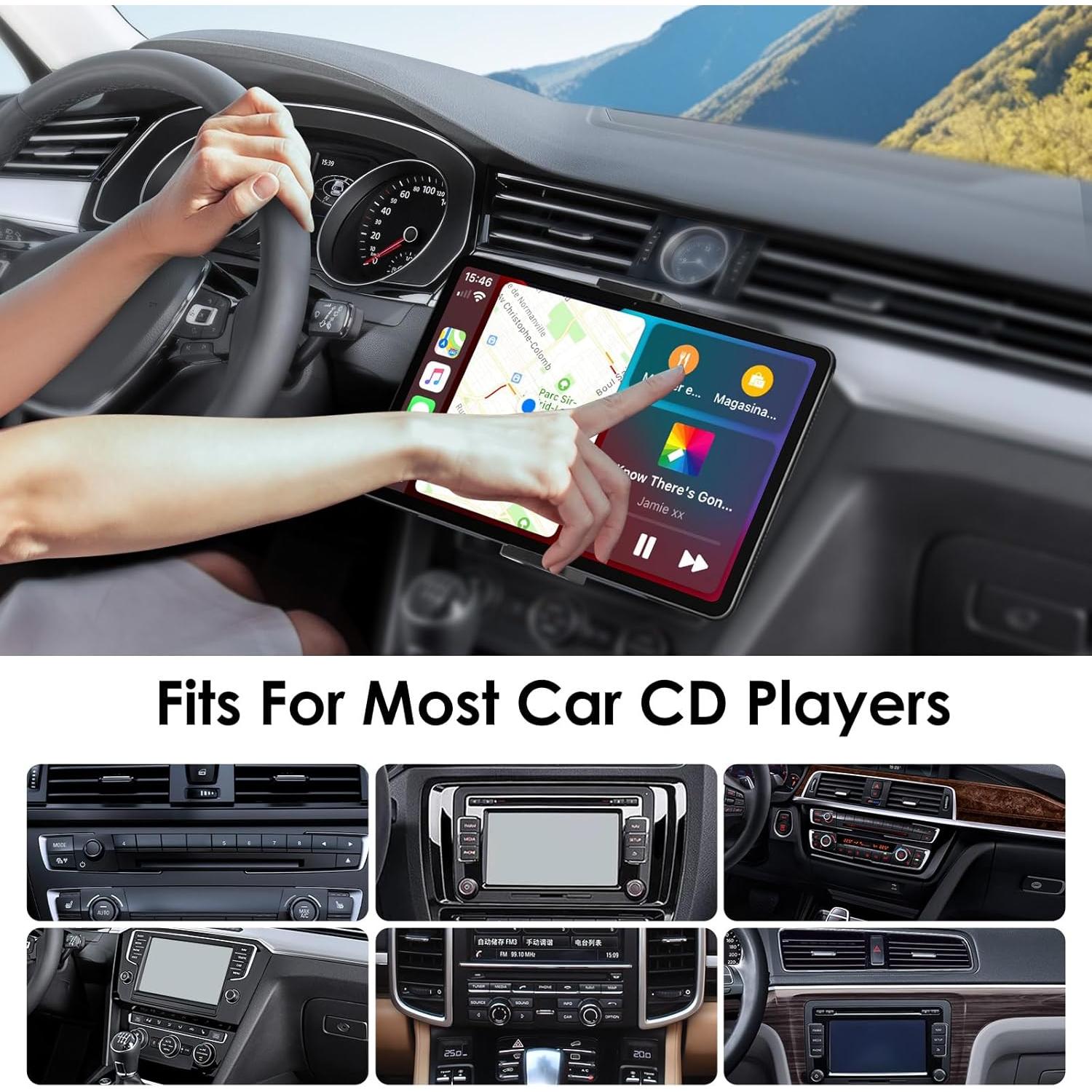 Soporte para Tablet y Teléfono EEEKit CD 2 en 1 Negro 10-38cm