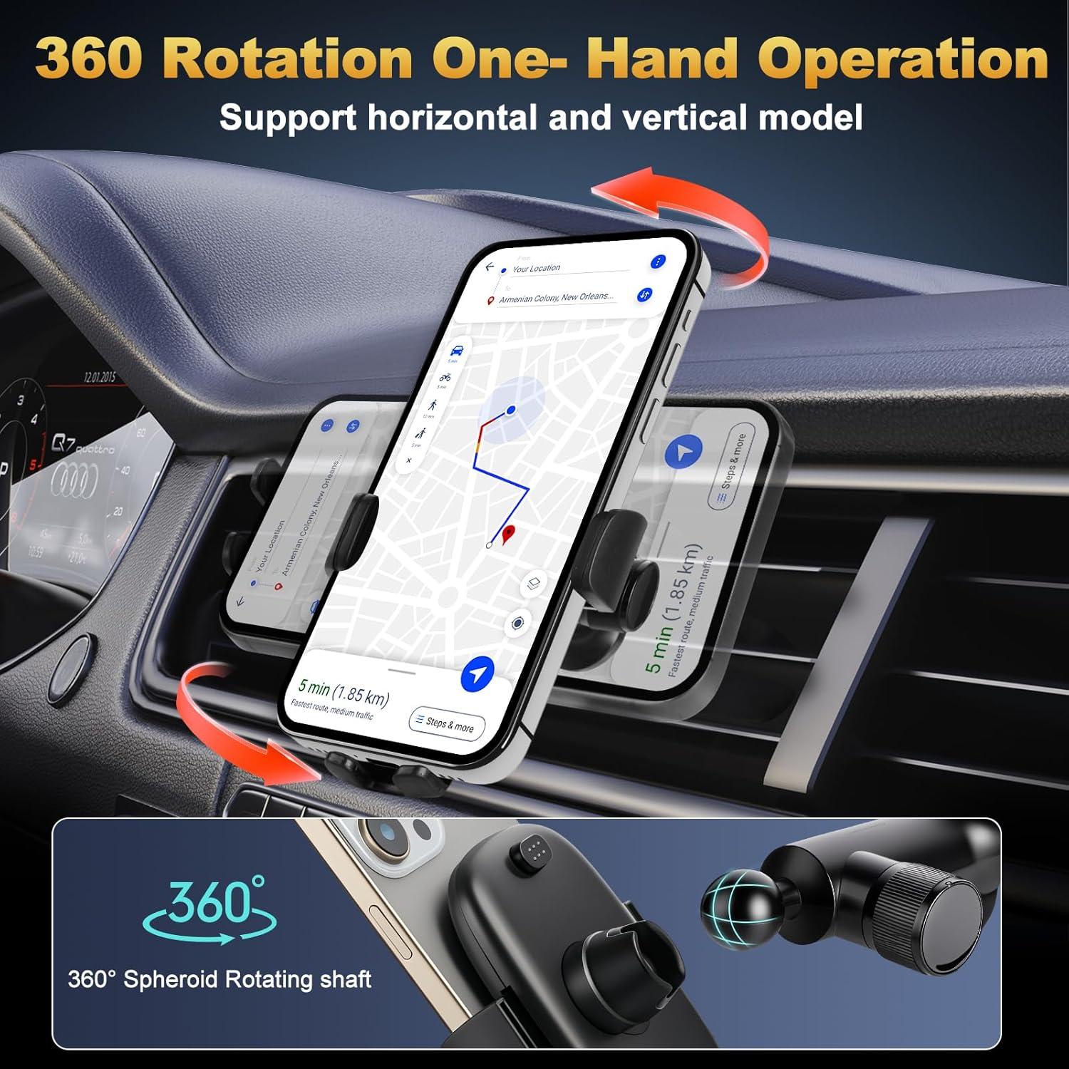 Soporte para Teléfono de Coche NyxTerra Universal Negro