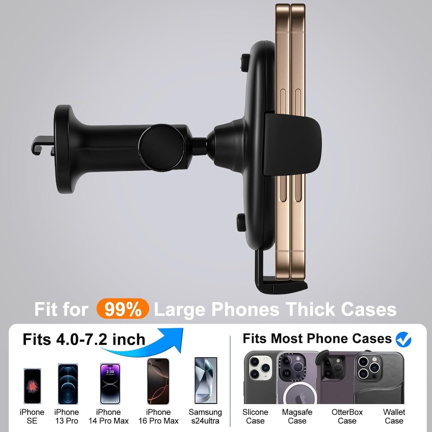 Soporte para Teléfono de Coche NyxTerra Universal Negro