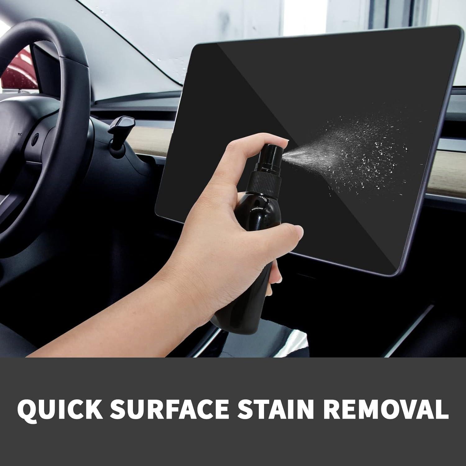 Kit Limpiador de Pantallas para Coche Aispour - Spray y Paño