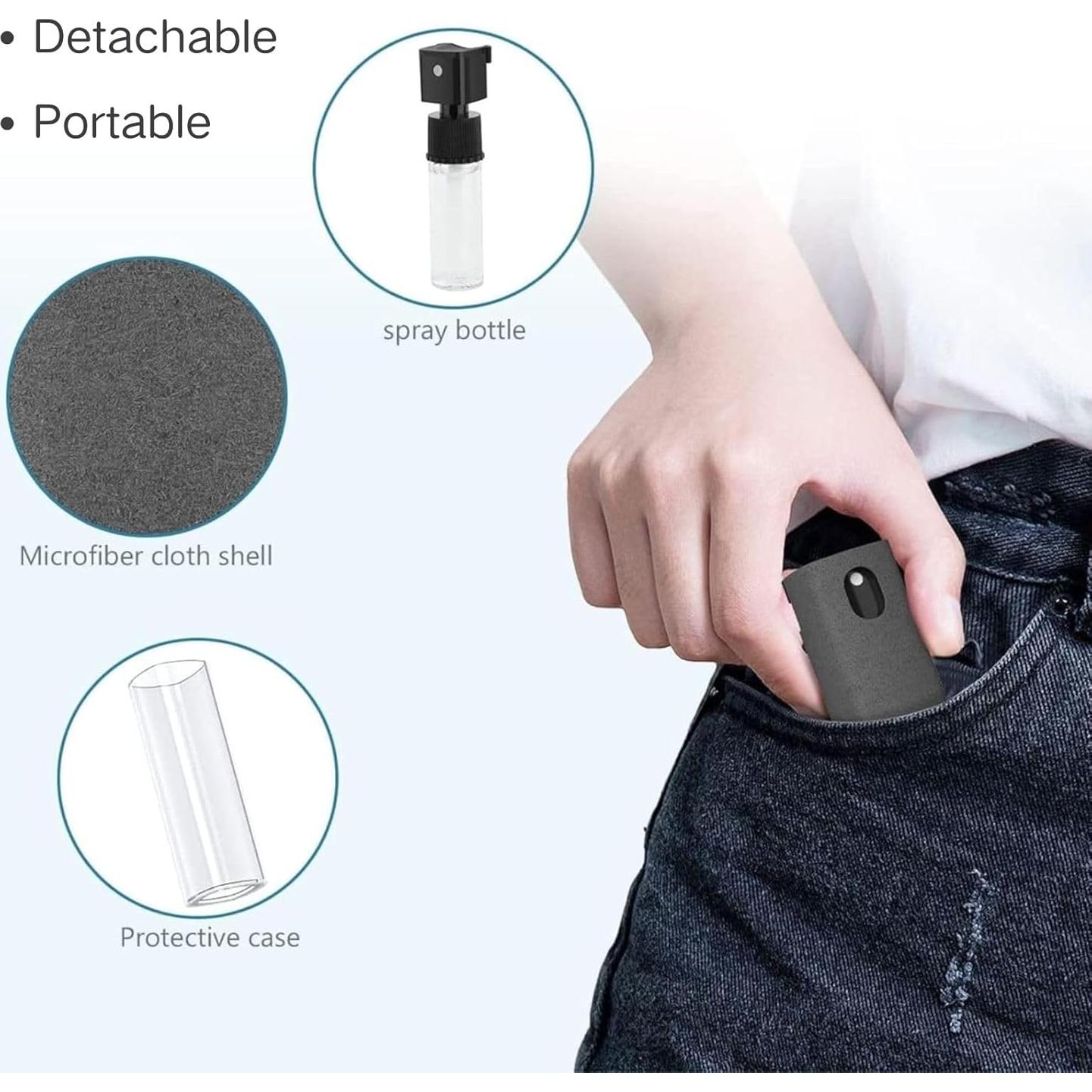 Limpiador de Pantalla Spray HHnian 99.6g con Paño Microfibra