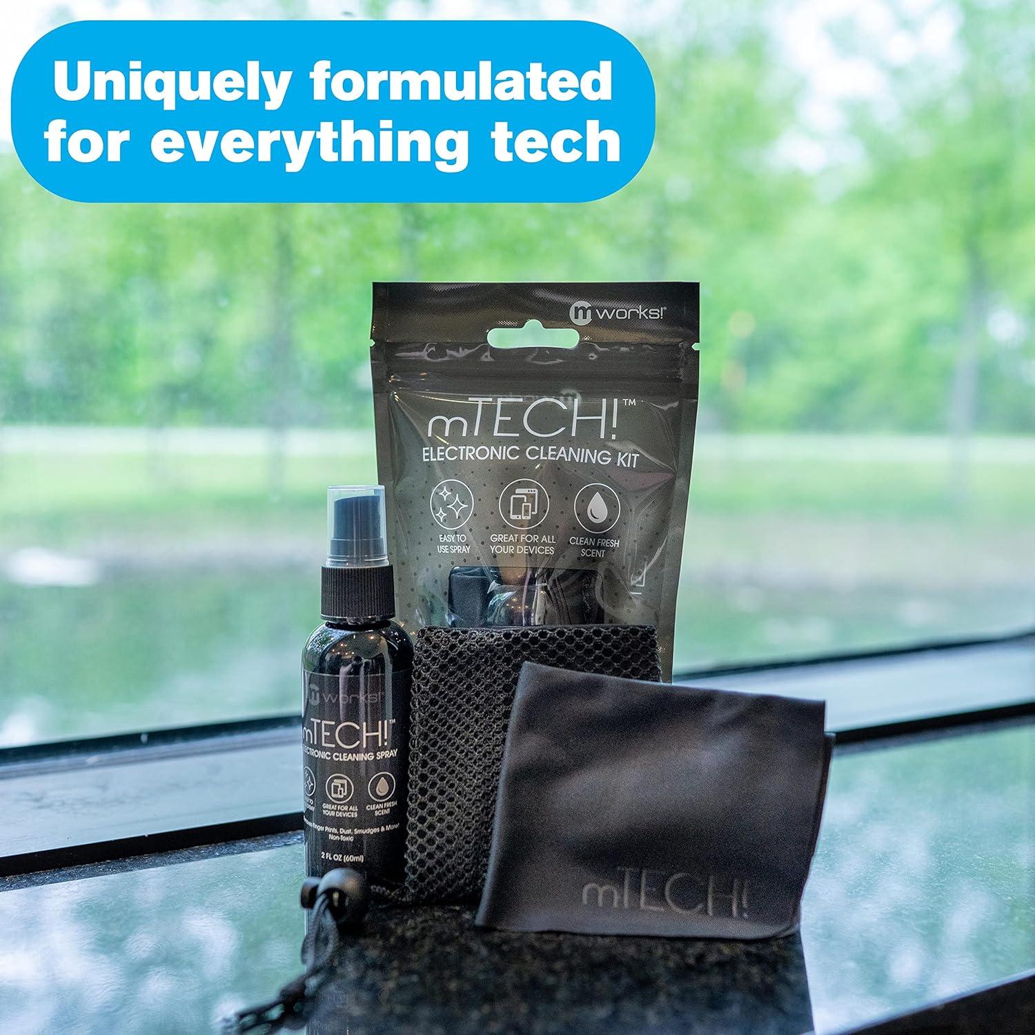 Kit de Limpieza Electrónica mWorks! Viaje Pantallas 3 en 1