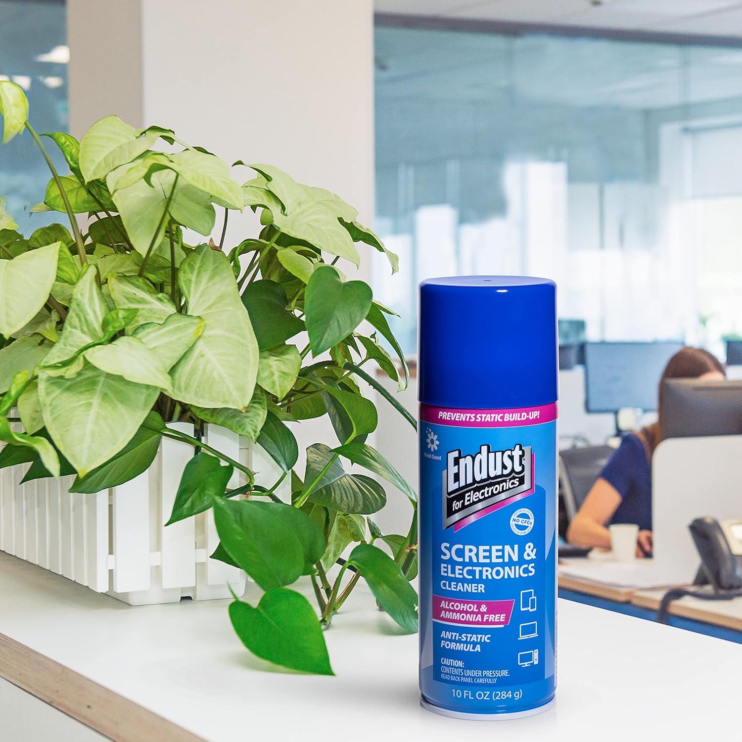 Endust Limpiador Antiestático para Electrónicos 295ml + Toalla Microfibra