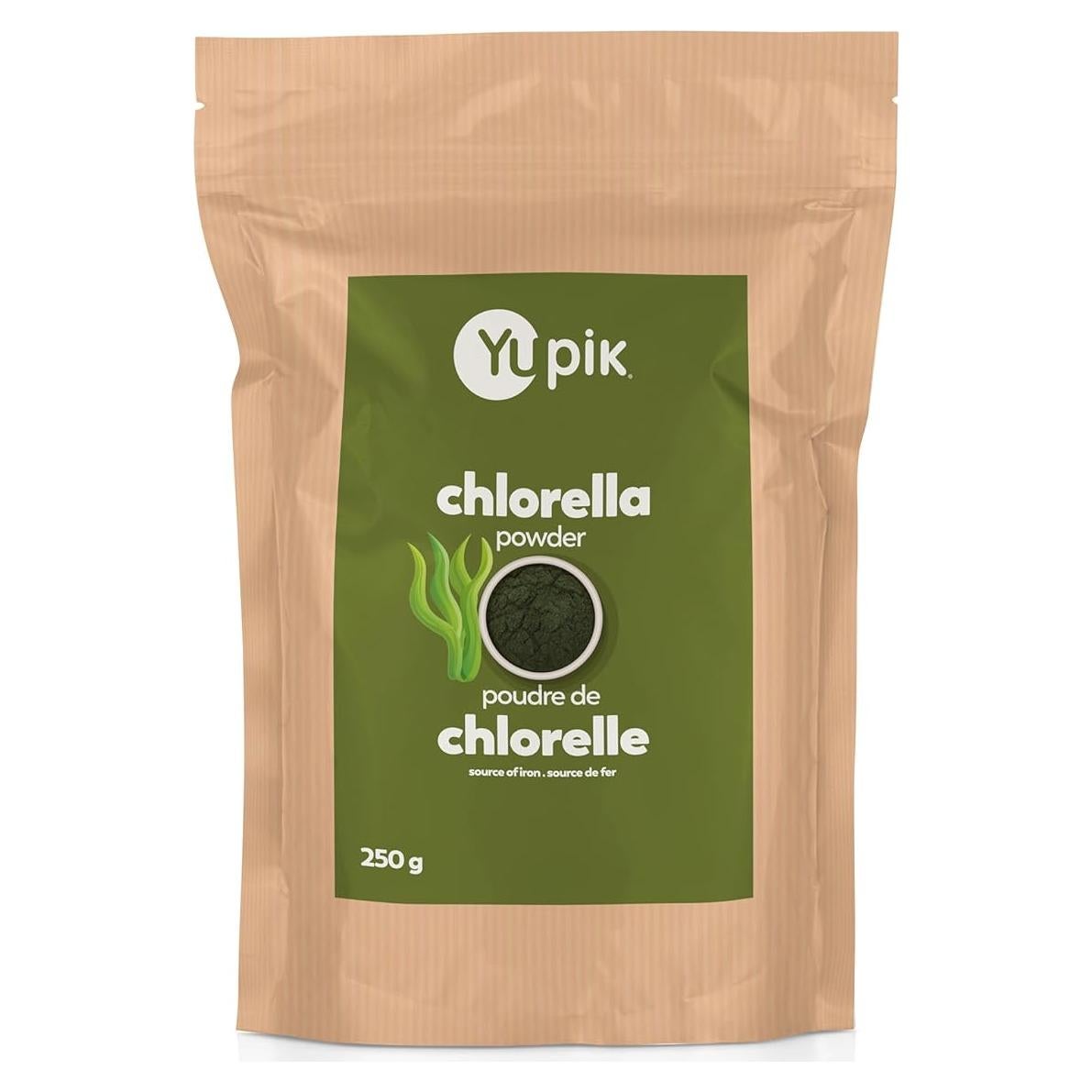 Polvo de Chlorella Yupik 249g - Superfood Nutritivo