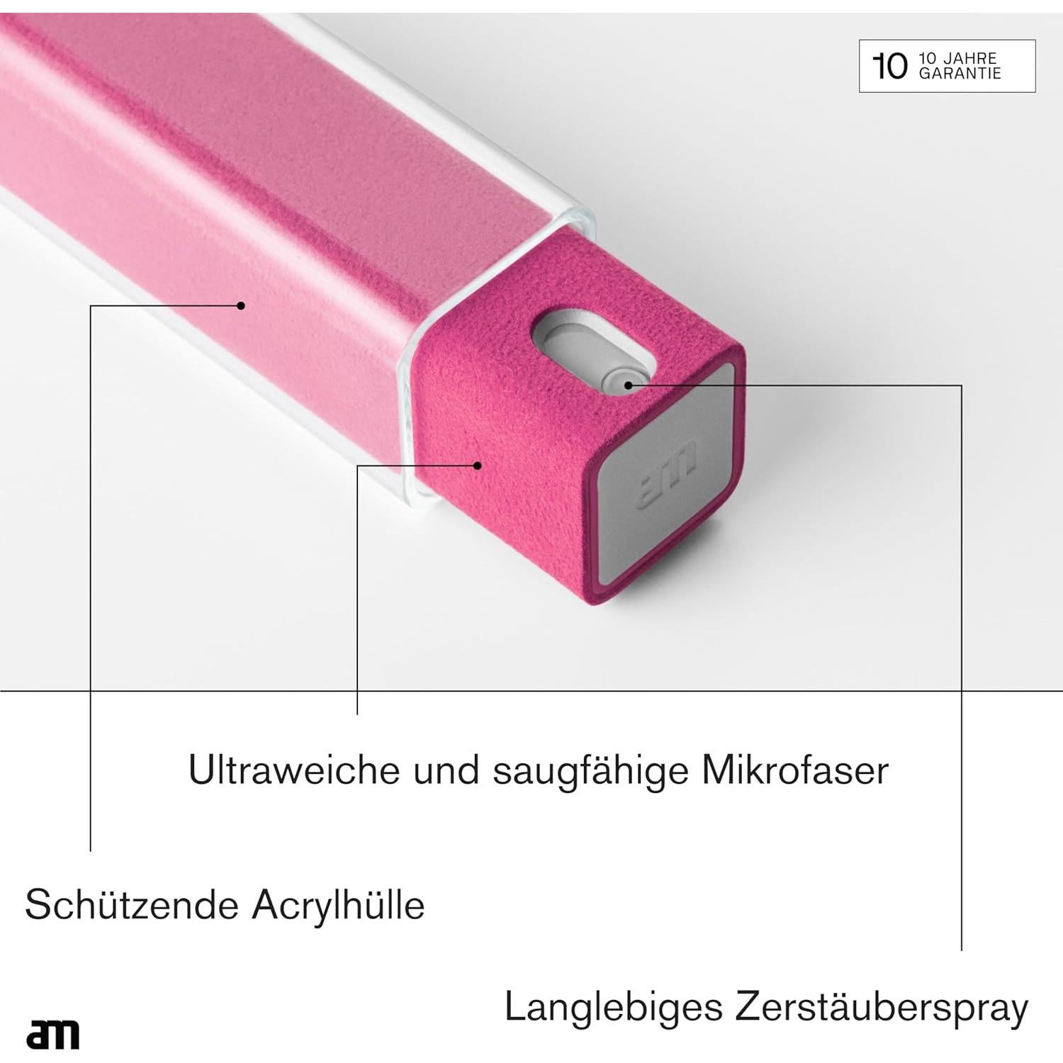 Limpiador de Pantallas AM 10.4 ml Sin Alcohol con Paño Microfibra