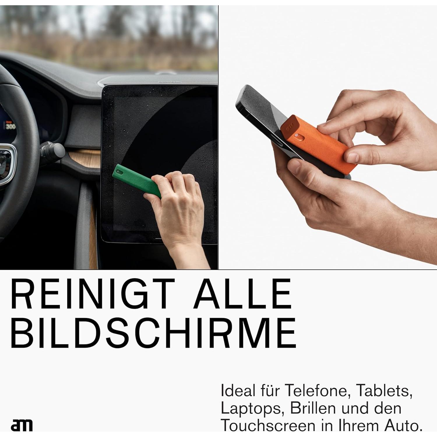 Limpiador de Pantallas AM 10.4 ml Sin Alcohol con Paño Microfibra