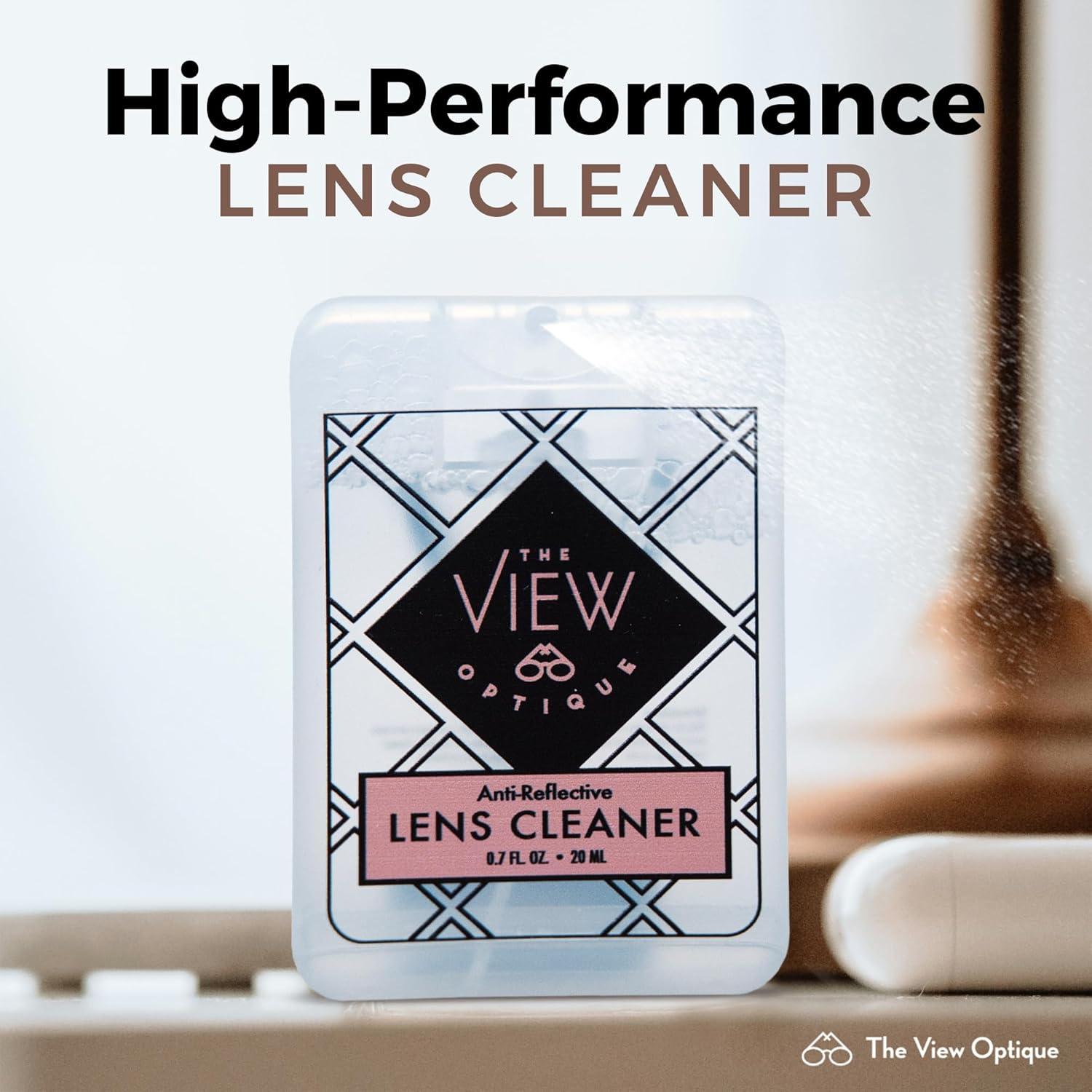 Kit de Limpieza de Lentes View Optique 20ml + Paño Microfibra