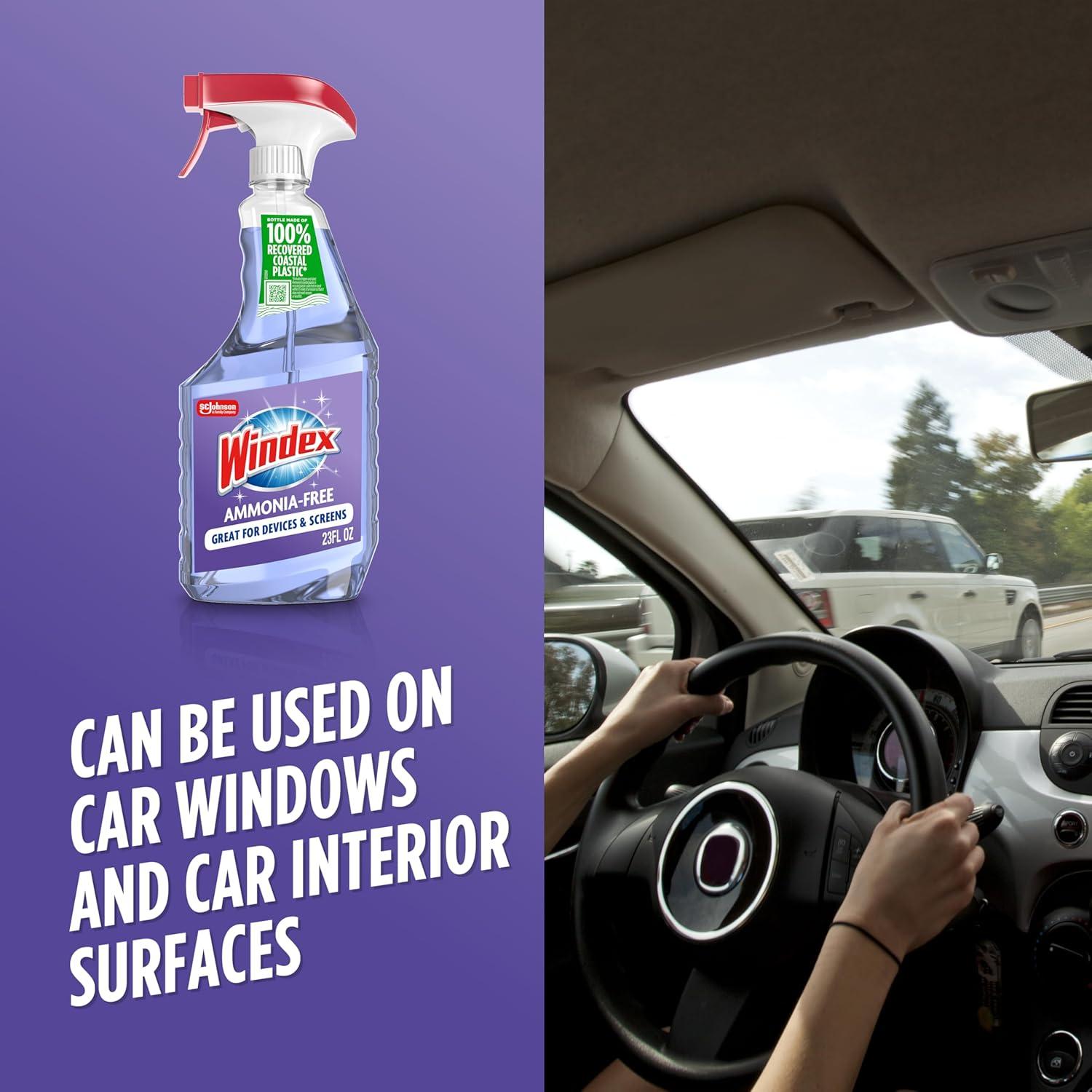 Limpiador de Vidrio Windex 680 ml Libre de Amoníaco Aroma Lluvia