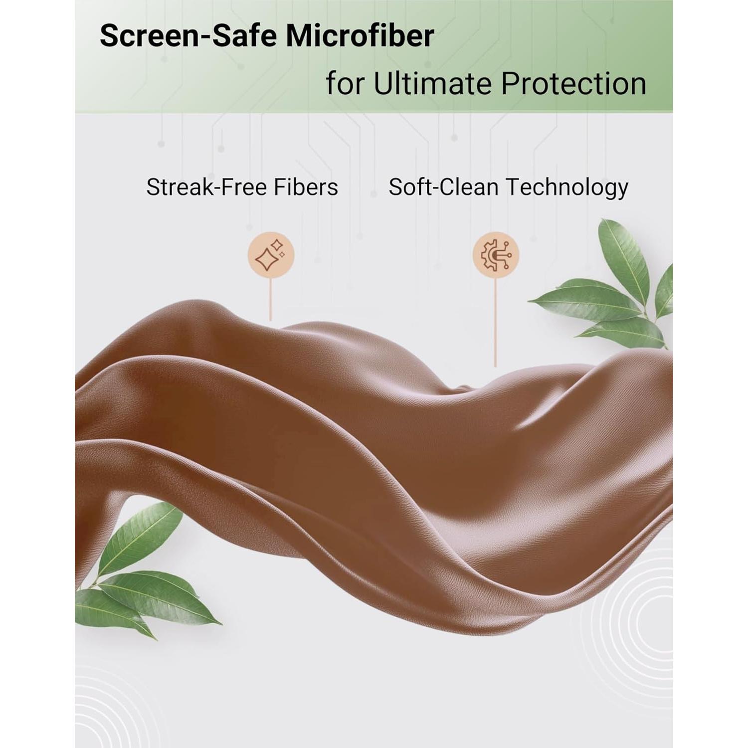 Kit de limpieza portátil QIAOYI con spray y paño - Blanco