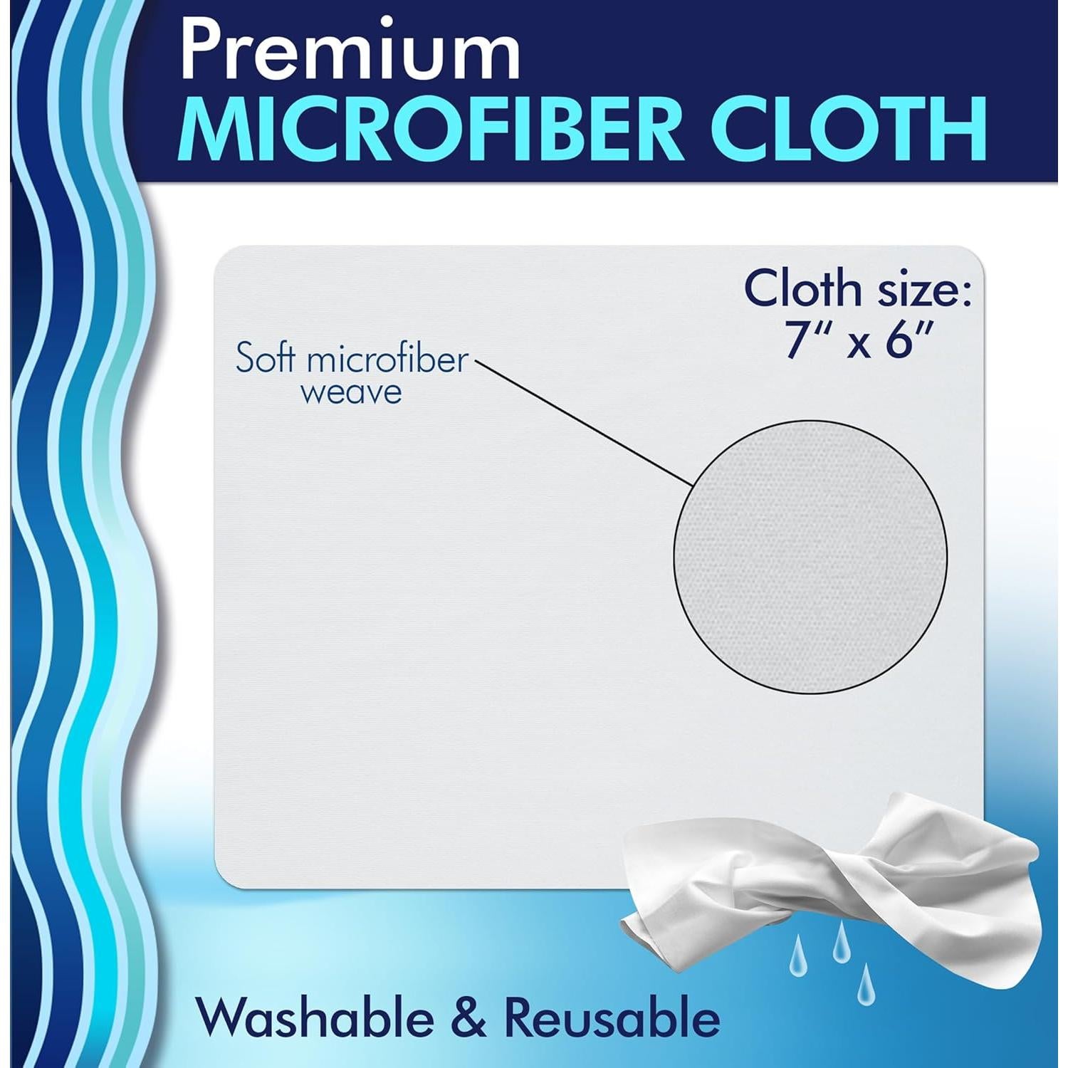 Kit de Limpiador de Lentes Clear View | 2 Botellas 236ml + Spray 30ml