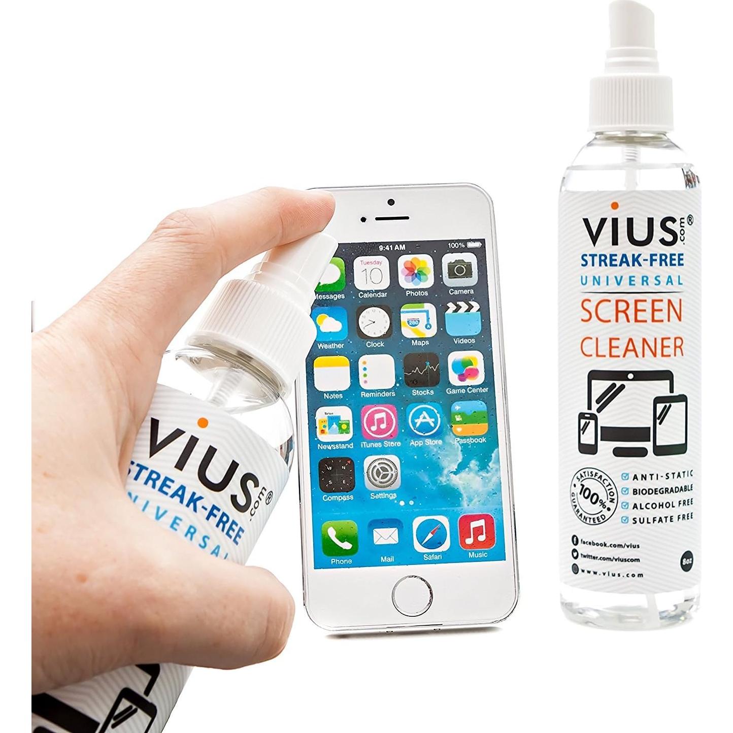 Vius Spray Limpiador de Pantallas 227ml 2-Pack - Ecológico