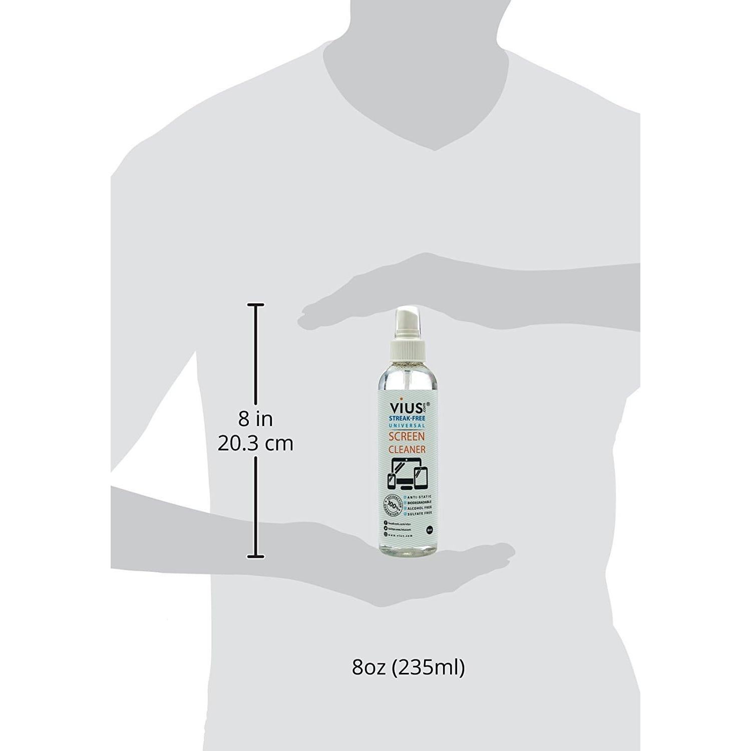 Vius Spray Limpiador de Pantallas 227ml 2-Pack - Ecológico