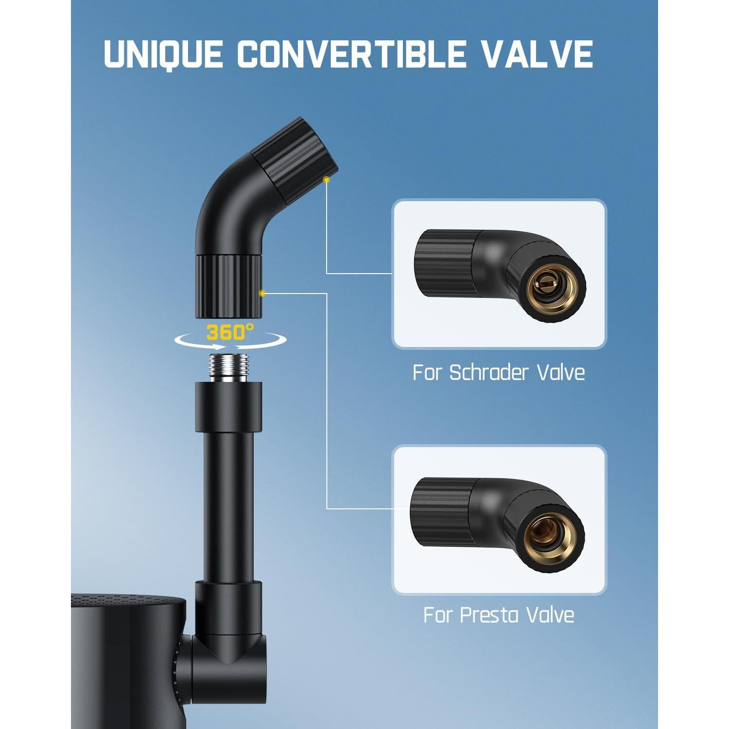 Bomba de Aire Eléctrica Fanttik X9 Ace 150 PSI Compacta