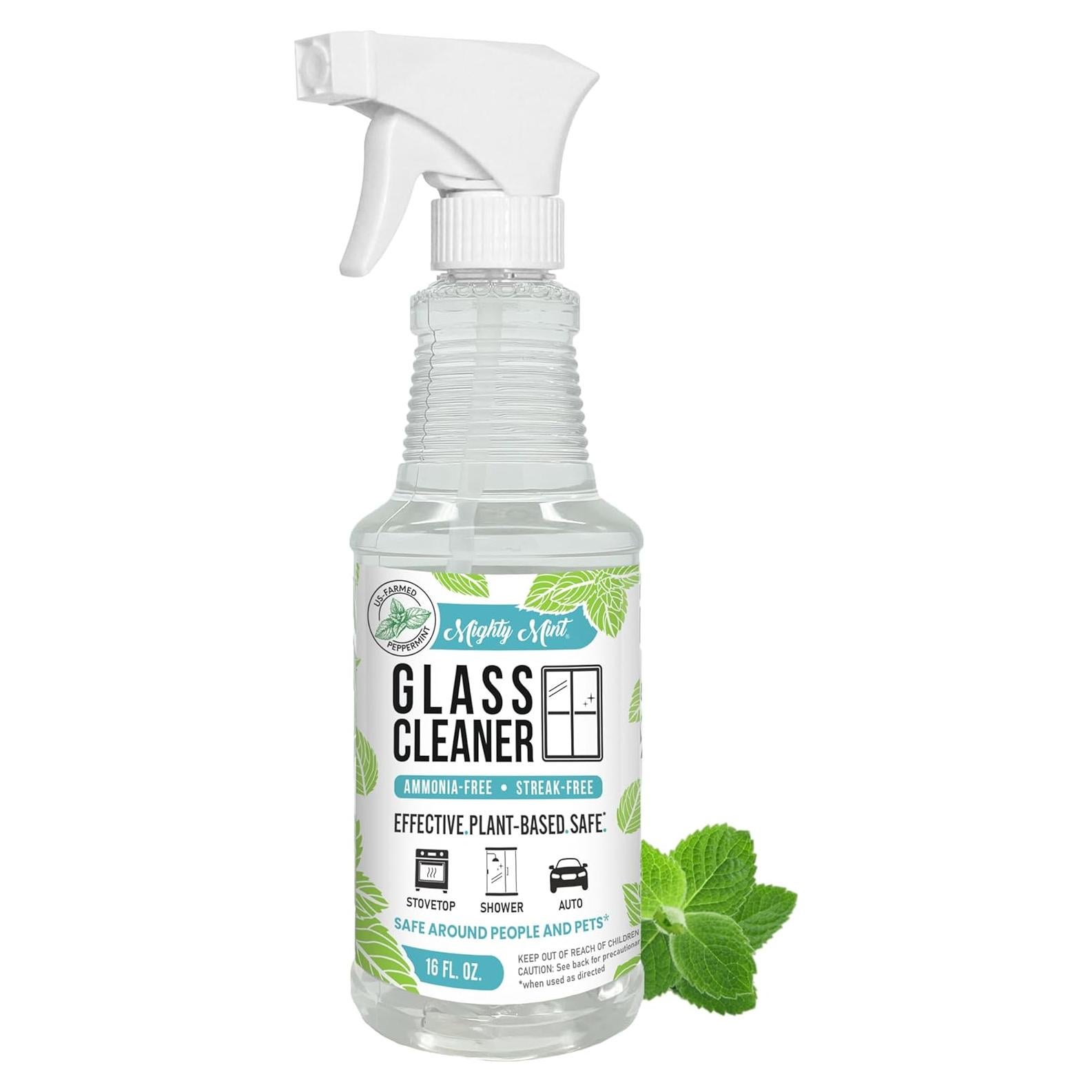 Limpiador de Vidrios Natural Mighty Mint 0.45kg - Sin Amoníaco