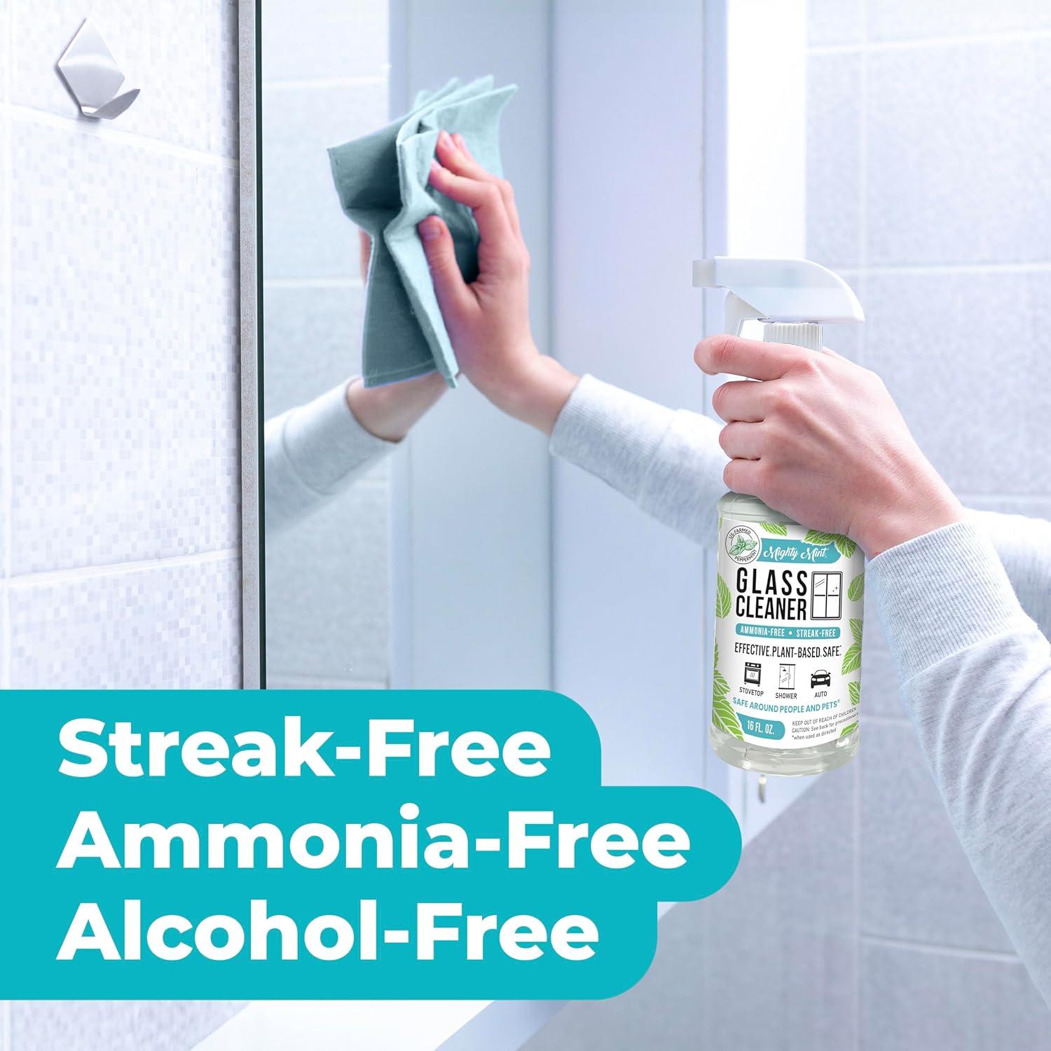 Limpiador de Vidrios Natural Mighty Mint 0.45kg - Sin Amoníaco