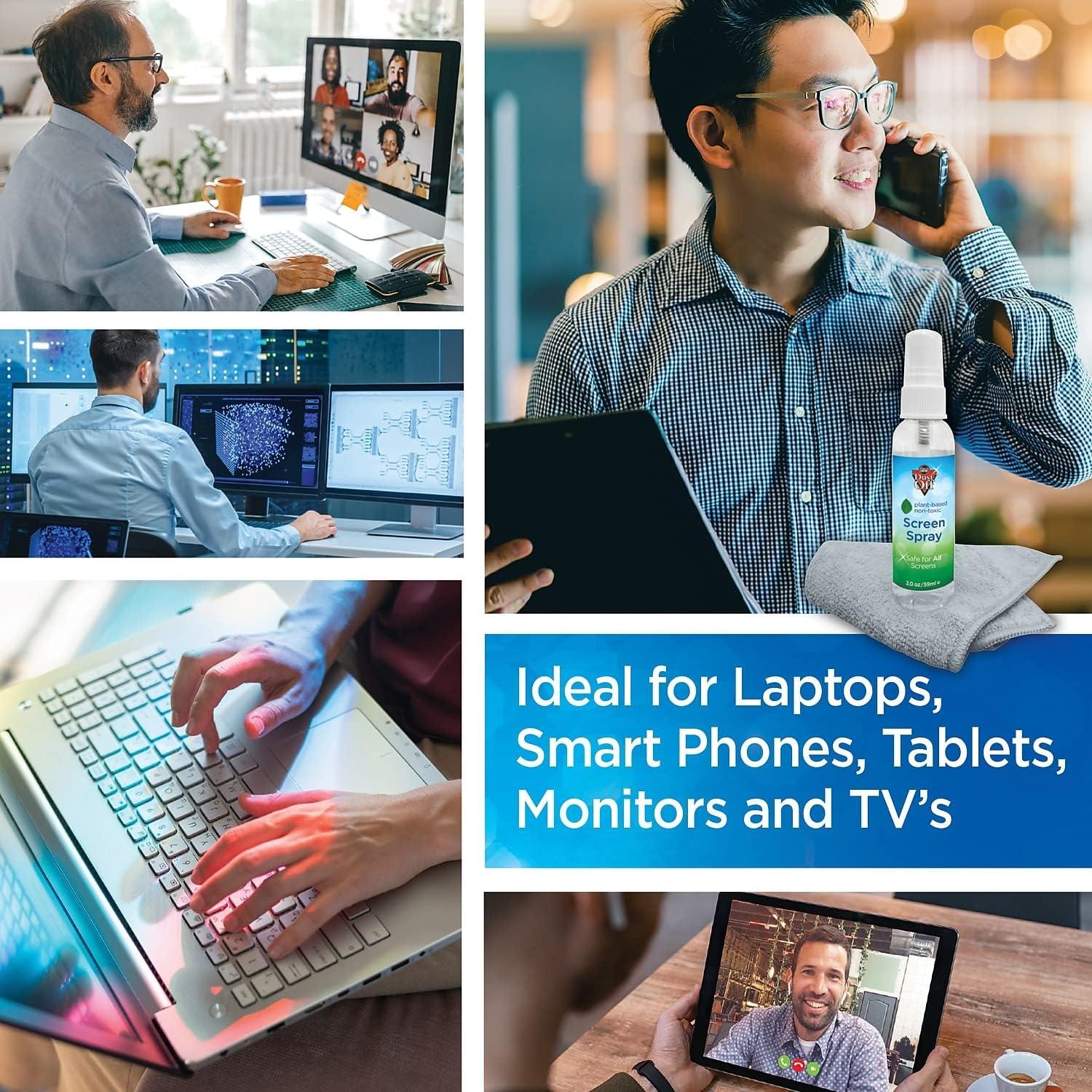 Kit de limpieza para pantallas Falcon 50ml y paño microfibra