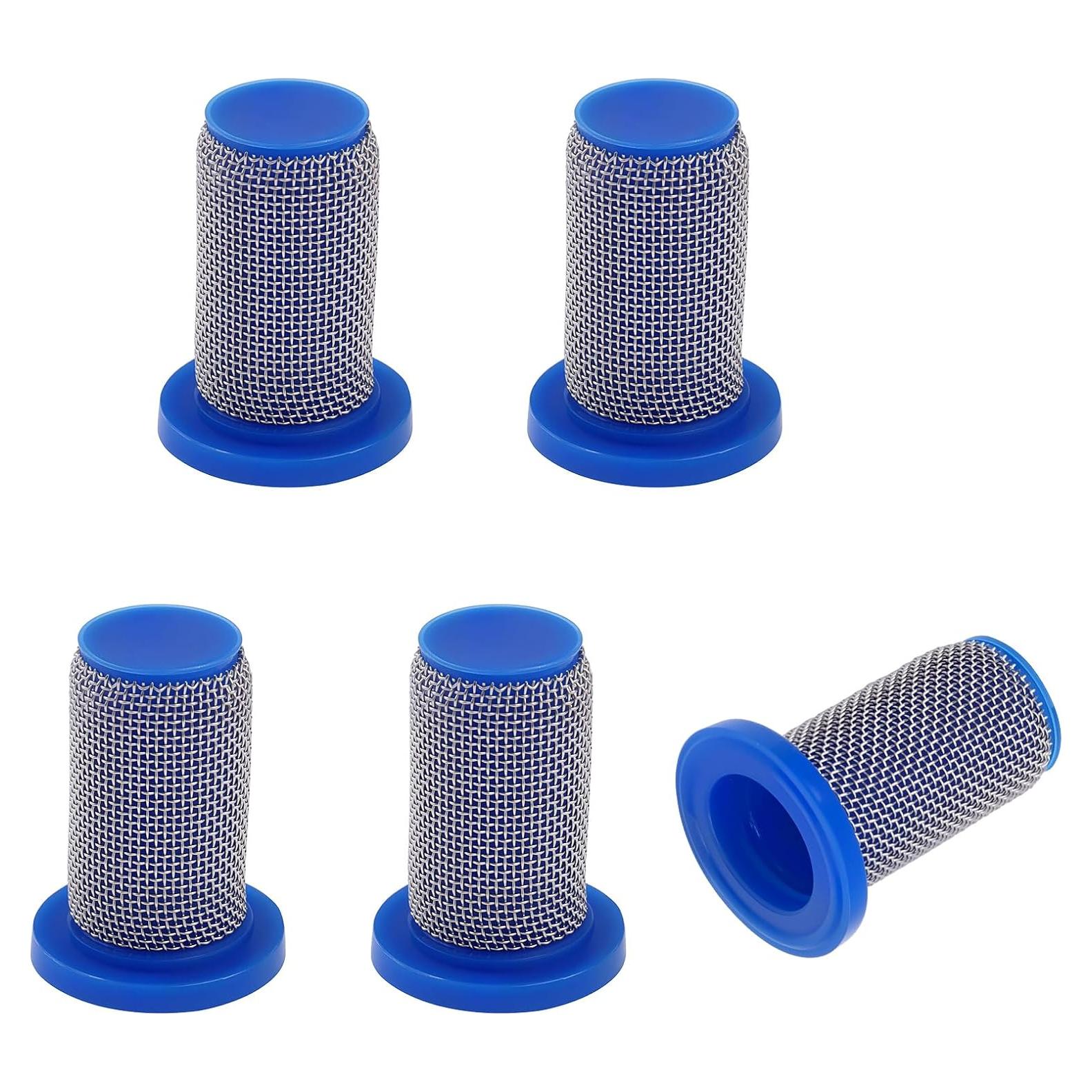 Filtro de Punta de Pulverizador MEKILYN 50 Mallas Acero Inoxidable - 5pcs