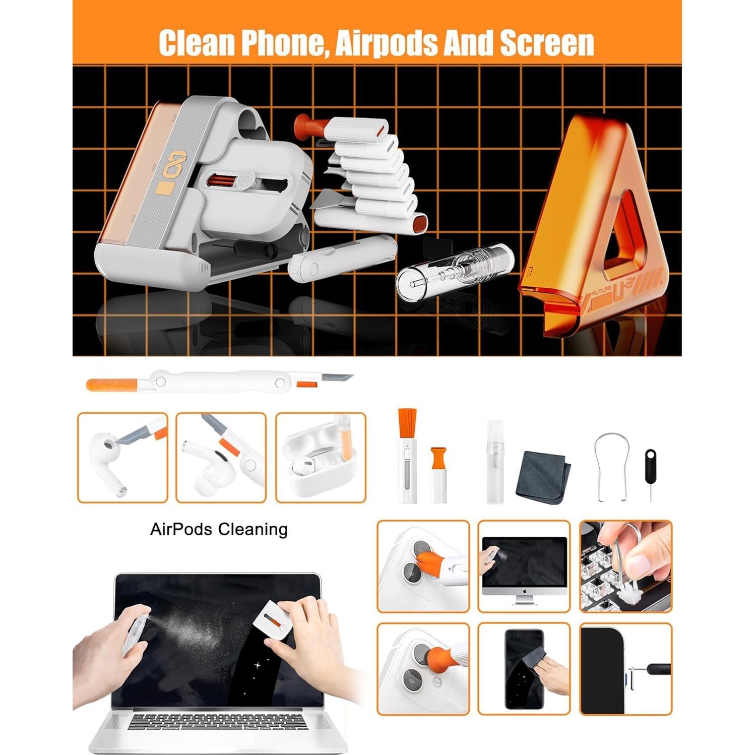 Kit de limpieza 25 en 1 TEDBOX para laptop y electrónica