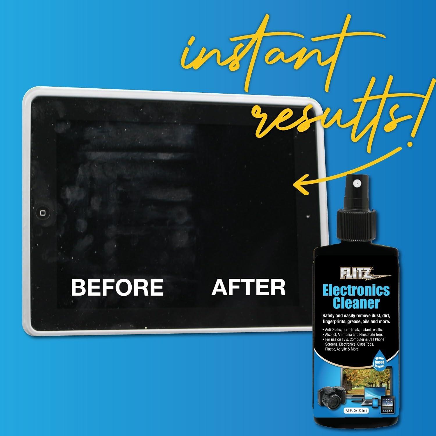 Limpiador Electrónico en Spray Flitz 226.8g - Multiusos Sin Rayas