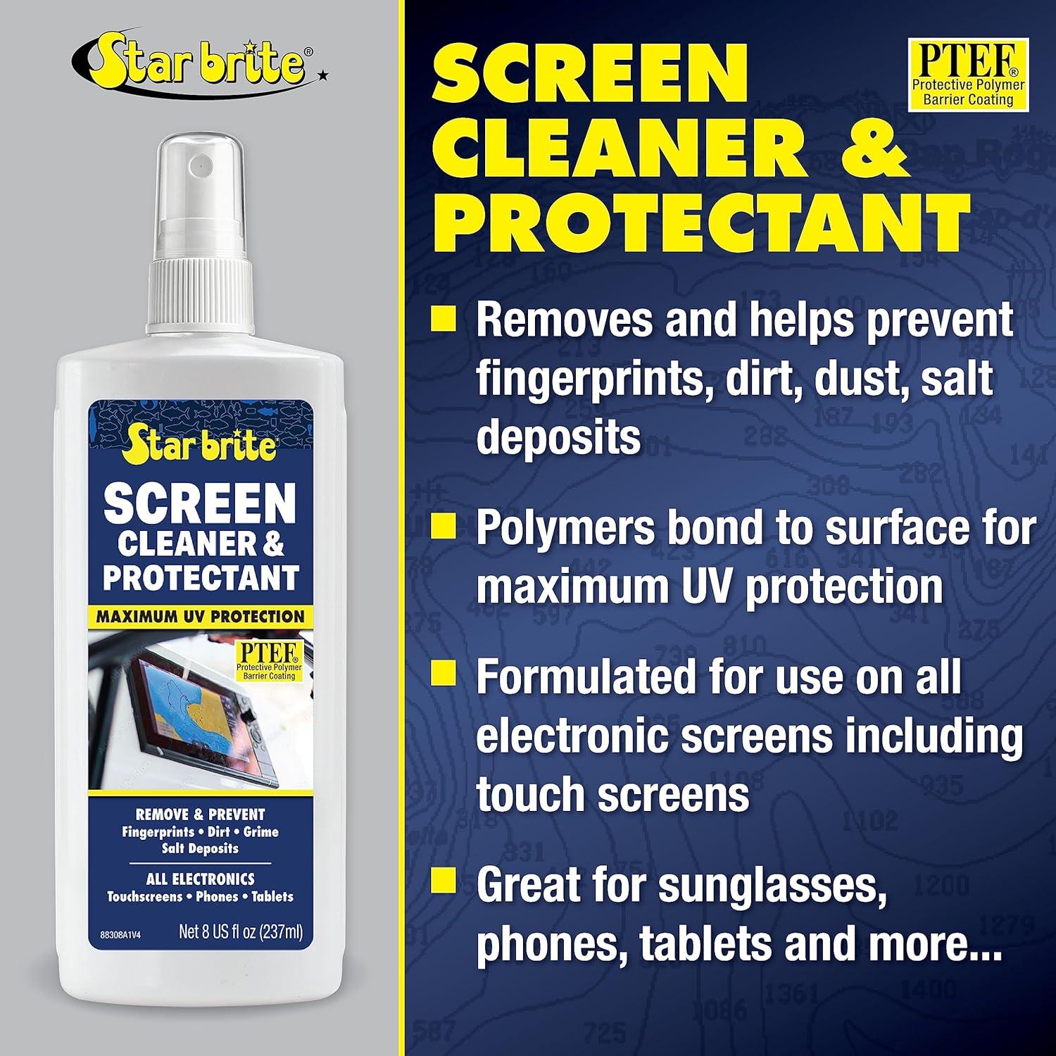 Limpiador y Protector de Pantallas Star Brite 236 ml - Anti UV