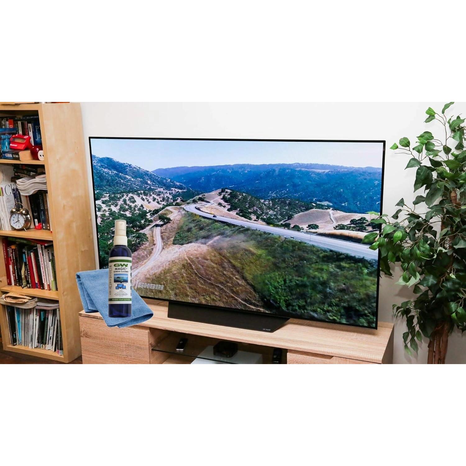 Kit Limpiador de Pantallas Mágico Deluxe GW 118ml + 2 Paños 30x30cm