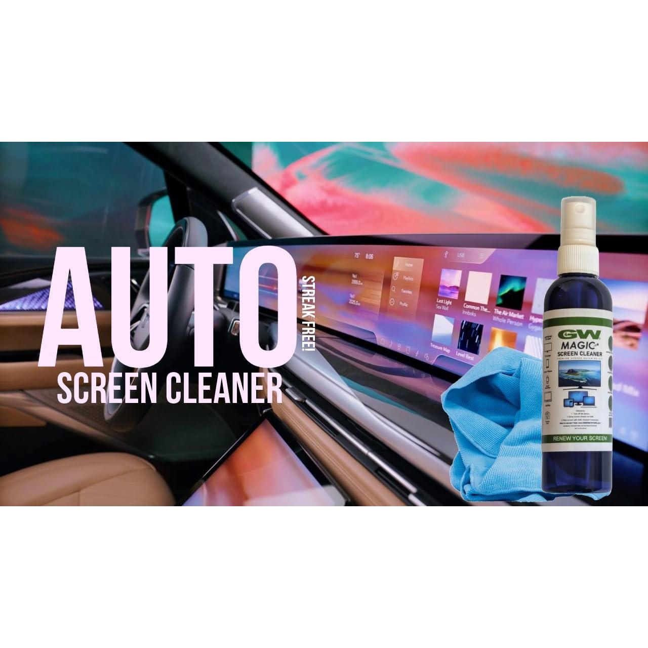Kit Limpiador de Pantallas Mágico Deluxe GW 118ml + 2 Paños 30x30cm