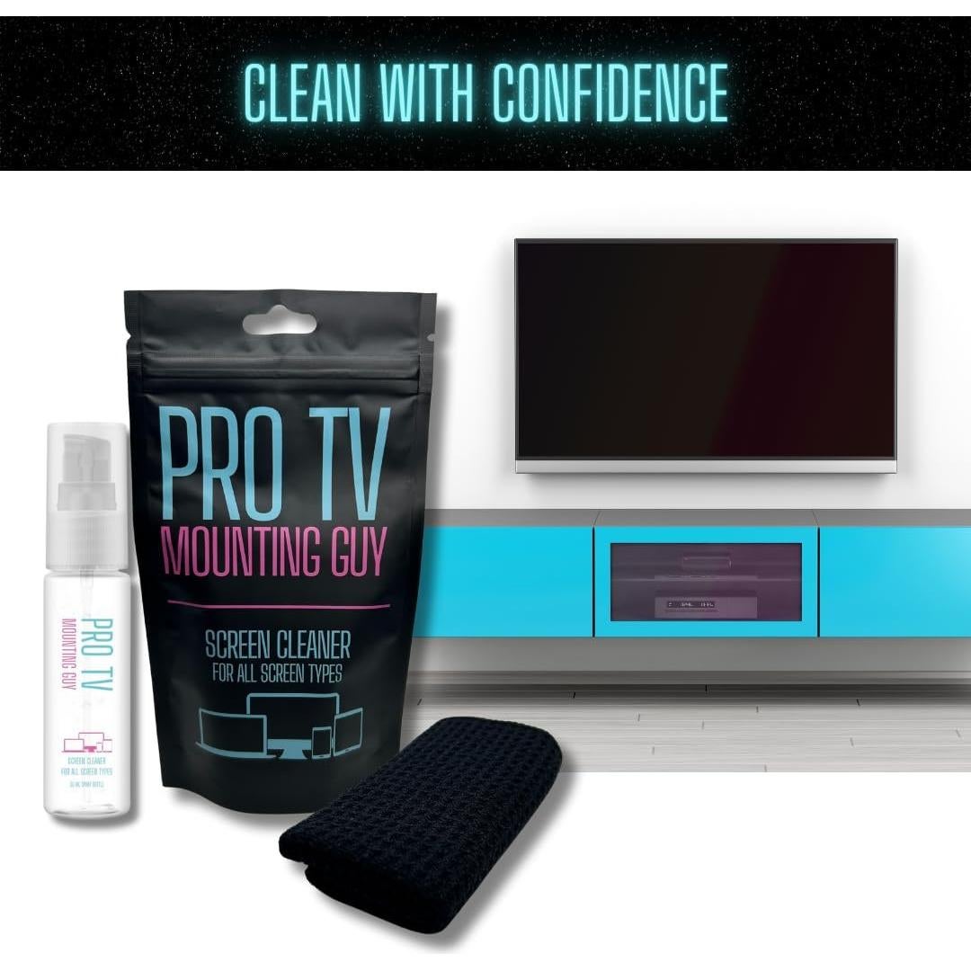 Limpiador de Pantallas PRO TV MOUNTING GUY 30ml con Paño