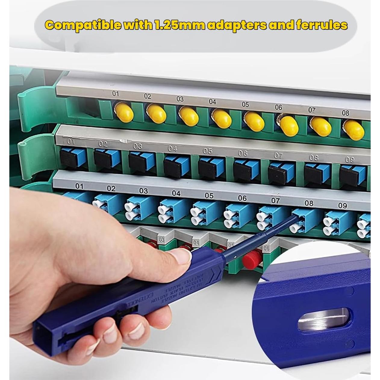 Limpiador de fibra óptica Zenithra 5PCS 1.25mm LC/MU