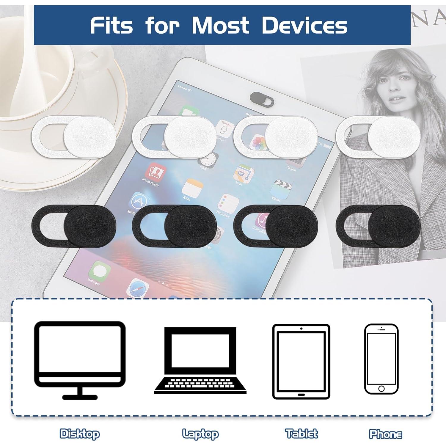 50 Pcs Cubierta de Webcam Universal JJUNW - Protección Privacidad