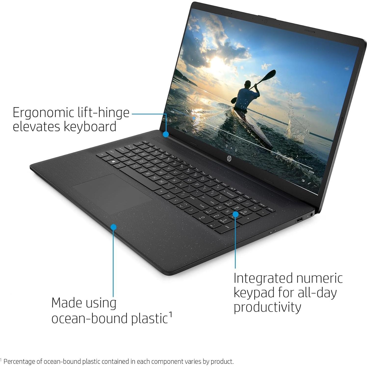 Laptop HP 17.3" FHD, Intel Core i7, 32GB RAM, 1TB SSD, Negro