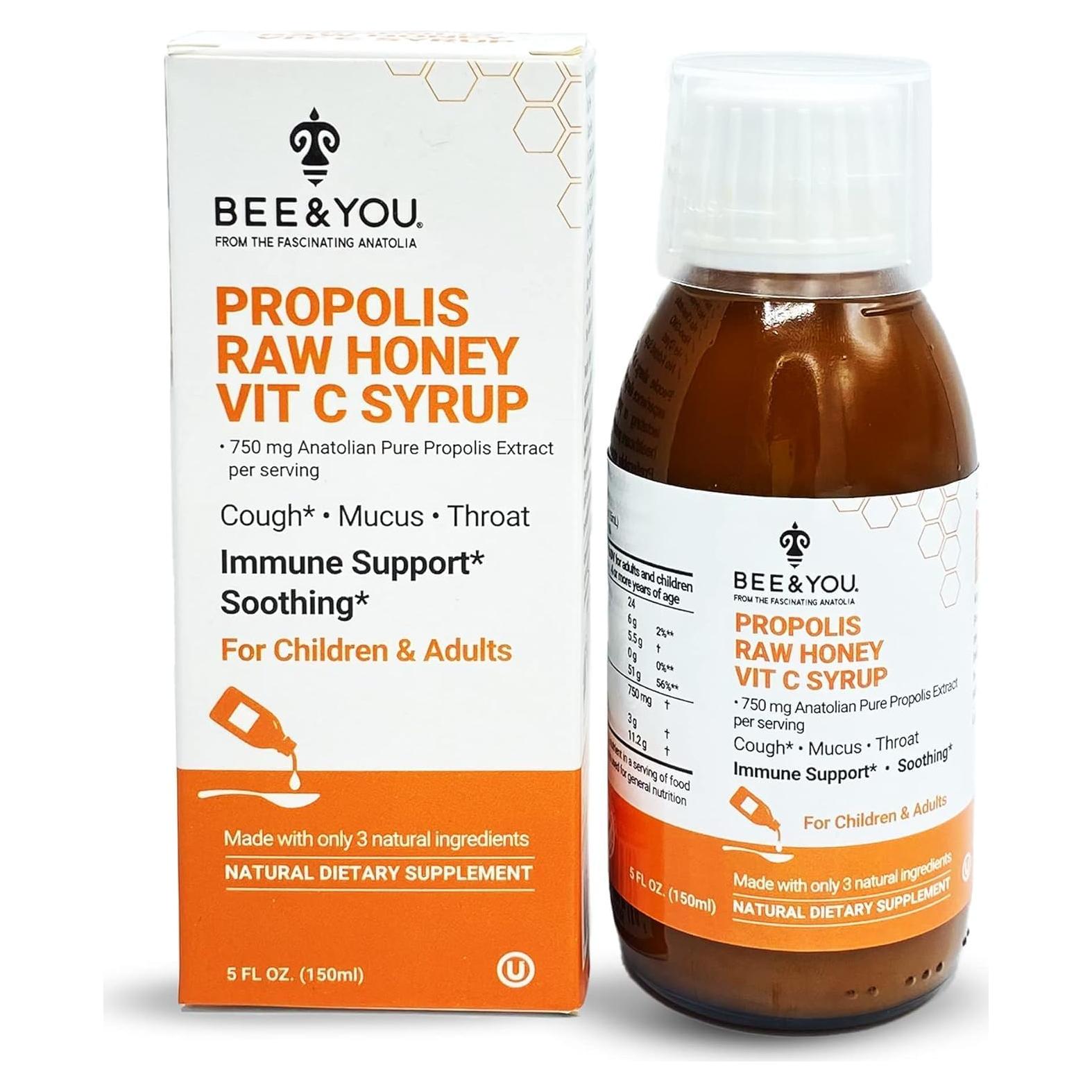 Jarabe para la Tos BEE and You con Propóleos y Vitamina C 148 ml