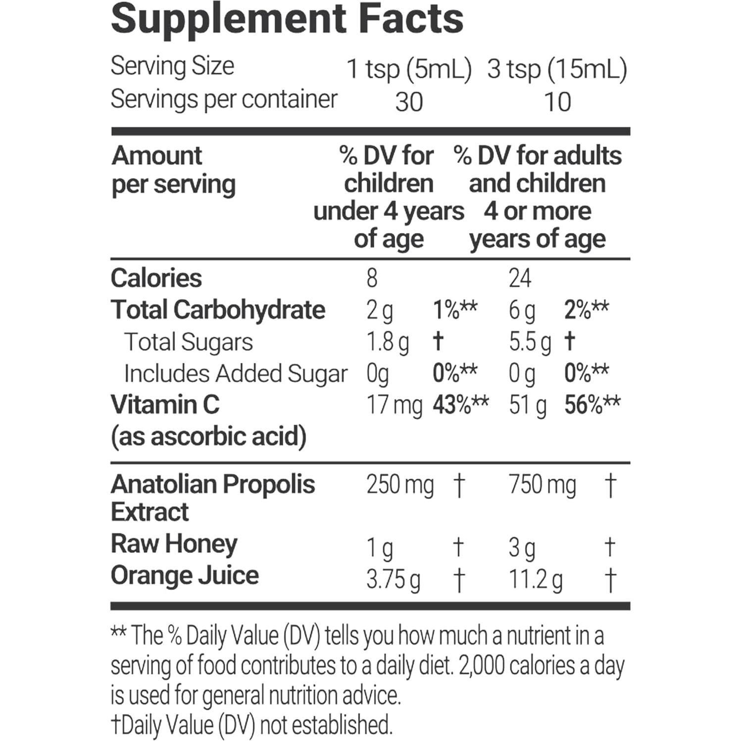Jarabe para la Tos BEE and You con Propóleos y Vitamina C 148 ml