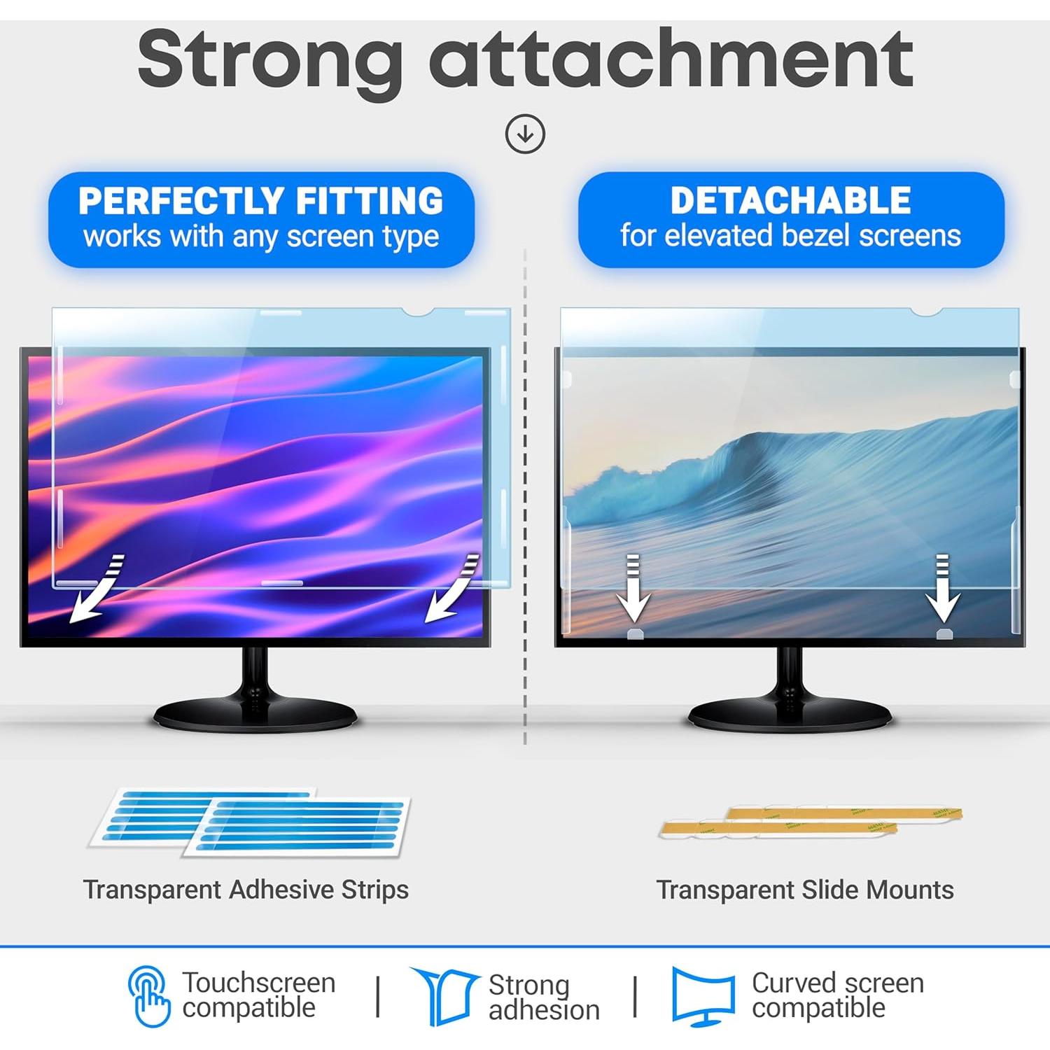 Protector de Pantalla Antirreflejo VINTEZ 23.8" Luz Azul