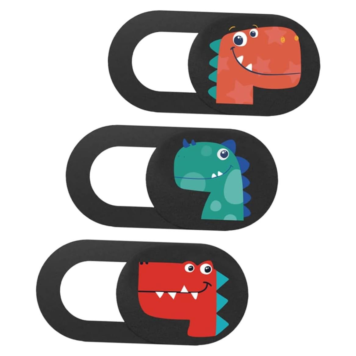 Cubiertas de Privacidad para Webcam Artibetter - 3 Piezas Diseño Dinosaurio