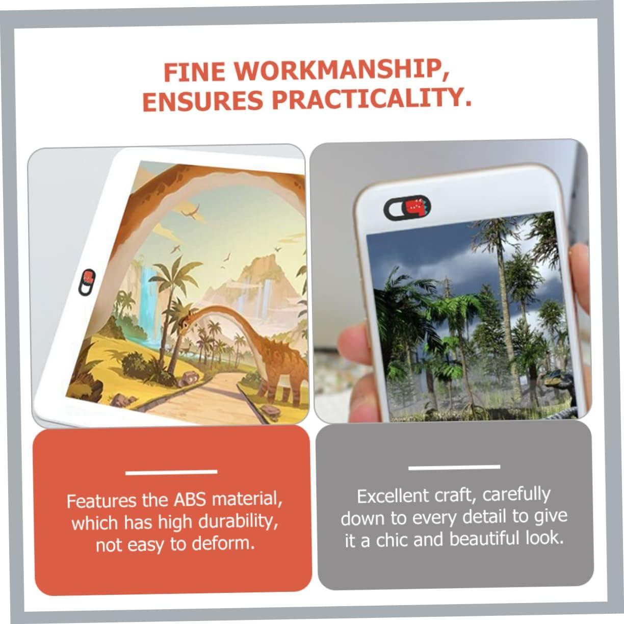 Cubiertas de Privacidad para Webcam Artibetter - 3 Piezas Diseño Dinosaurio