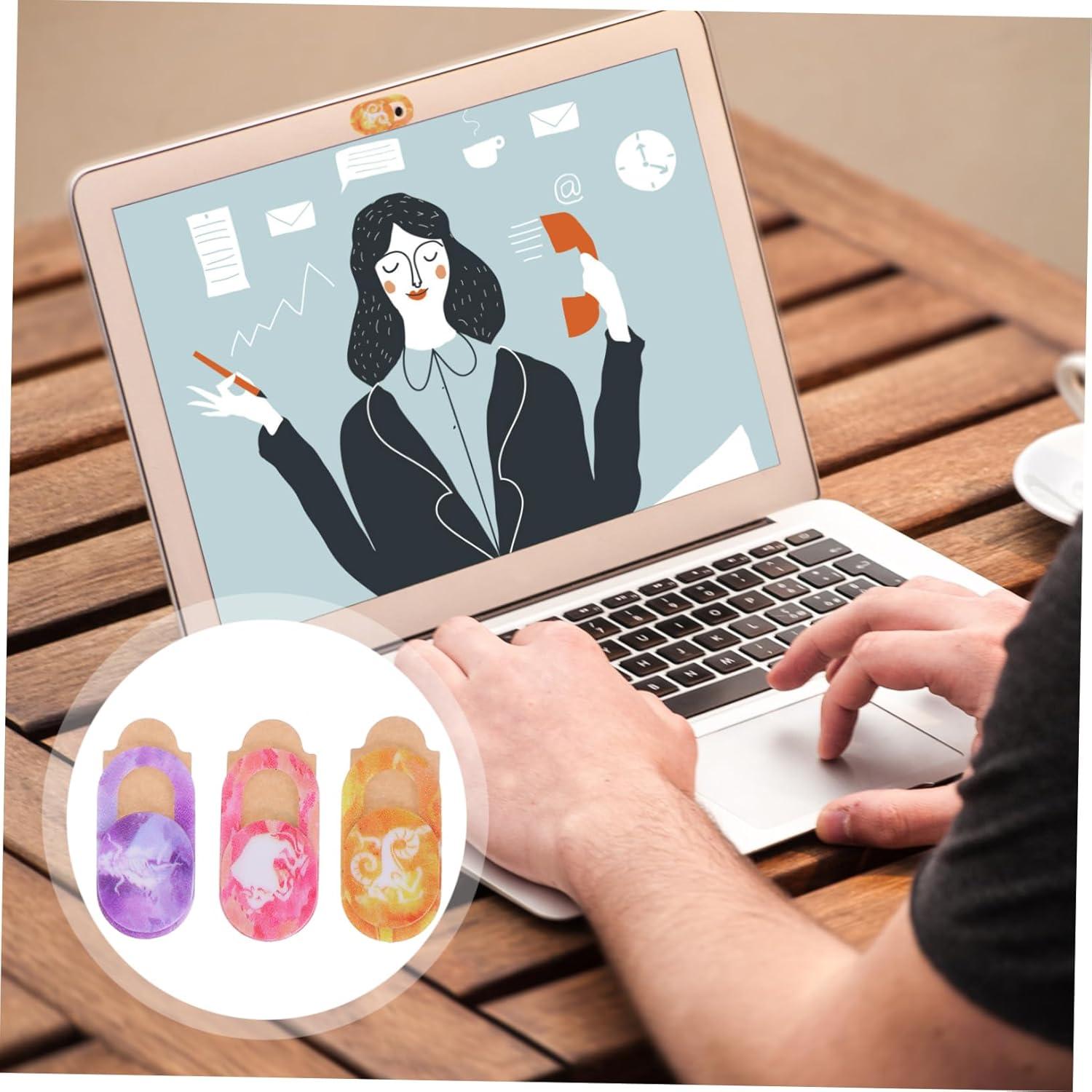 Cubierta de Webcam Gadpiparty 3 Piezas Ultra Delgado Privacidad