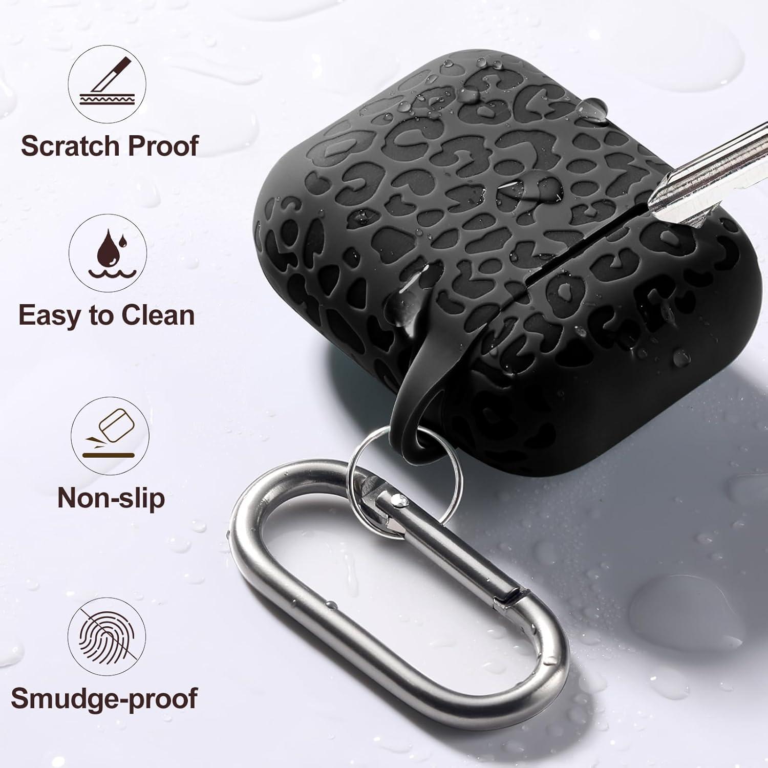 Funda de Silicona Leopardo DGege para AirPods 1ra/2da Generación