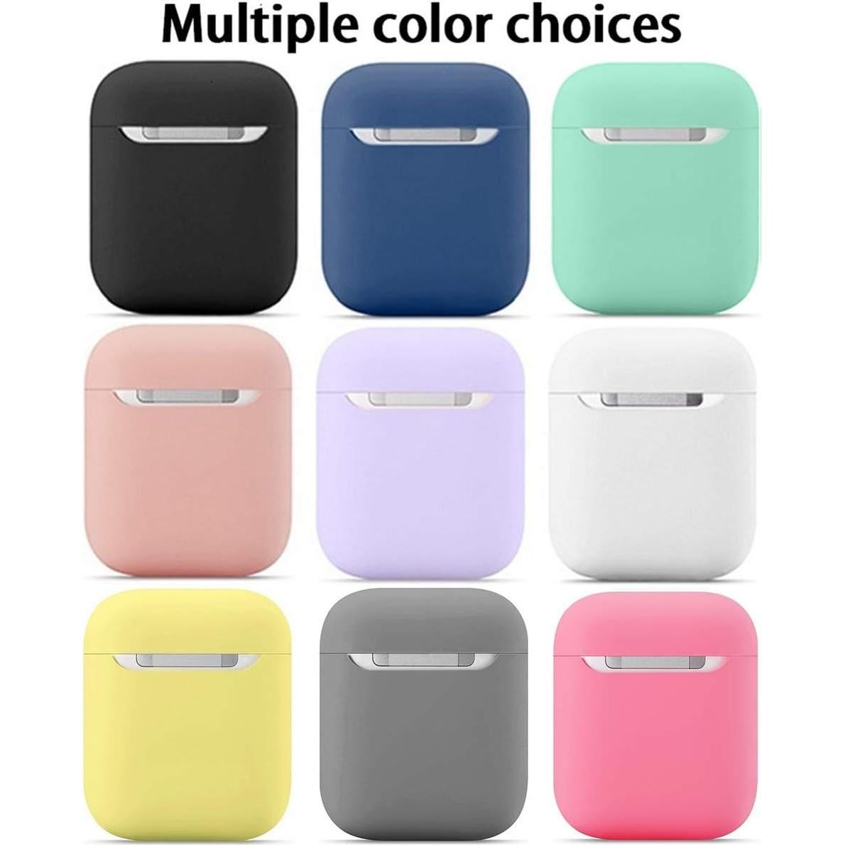 Funda de Silicona para AirPods 1 y 2 ZLZB Negra