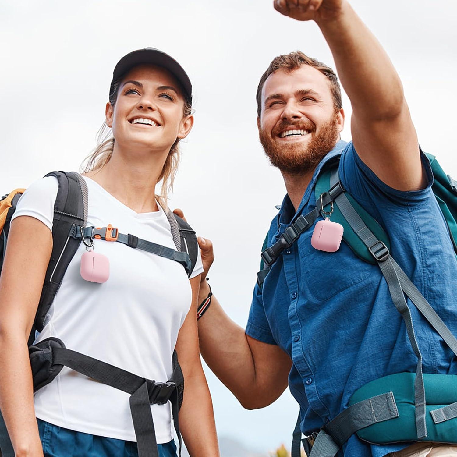 Funda de Silicona Rosa Claro para AirPods 4ta Generación 2024