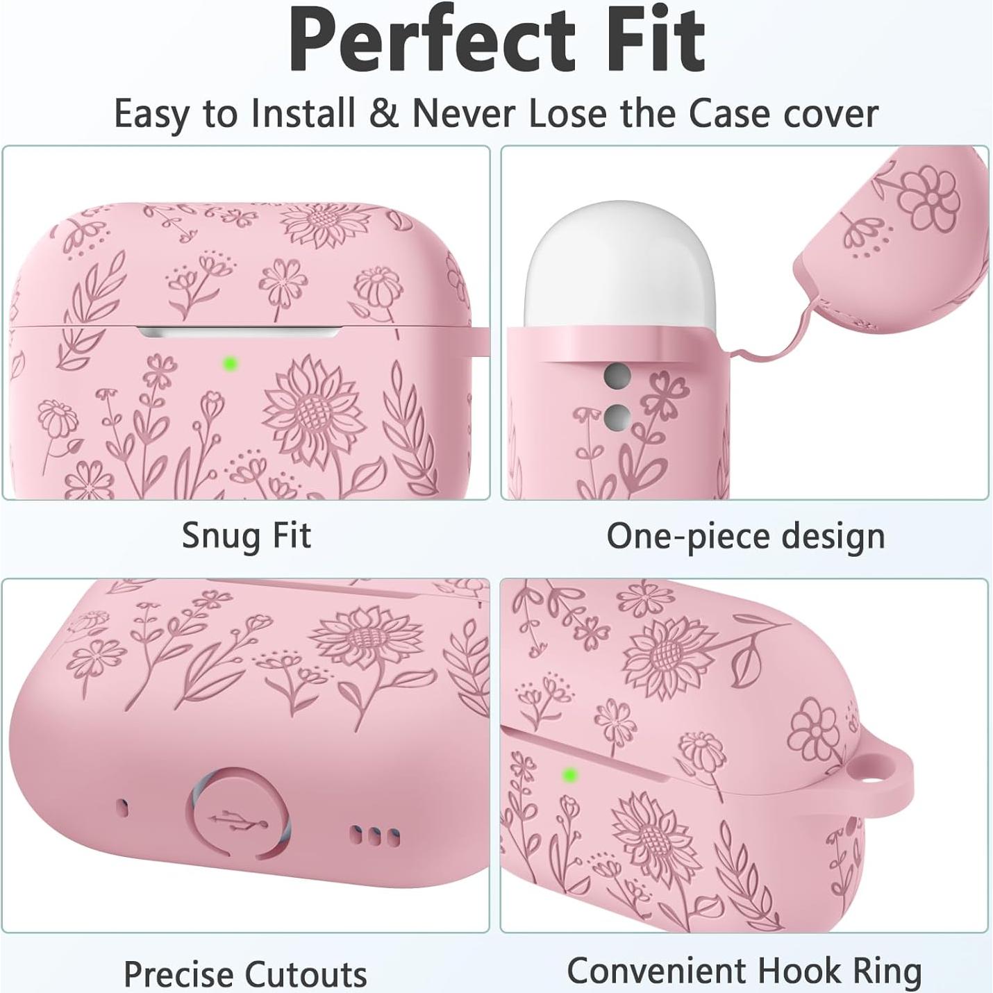 Funda Protectora Hamile para AirPods Pro 2da/1ra Gen Rosa