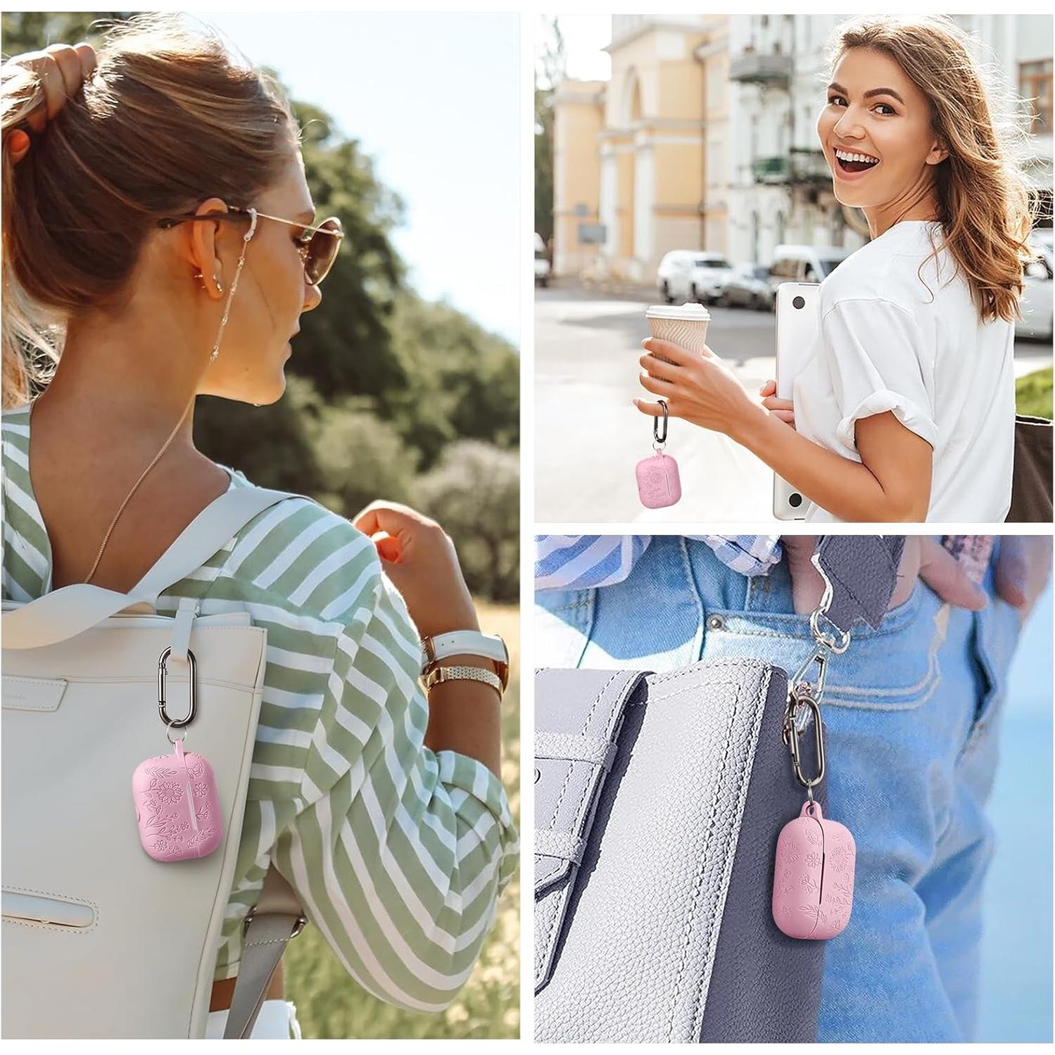 Funda Protectora Hamile para AirPods Pro 2da/1ra Gen Rosa